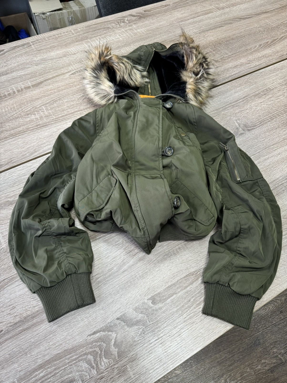 Hysteric Glamour Vintage Fur Zip Hood Undercover Number Nine LGB Style Jacket Size US S / EU 44-46 / 1 - 2 Thumbnail