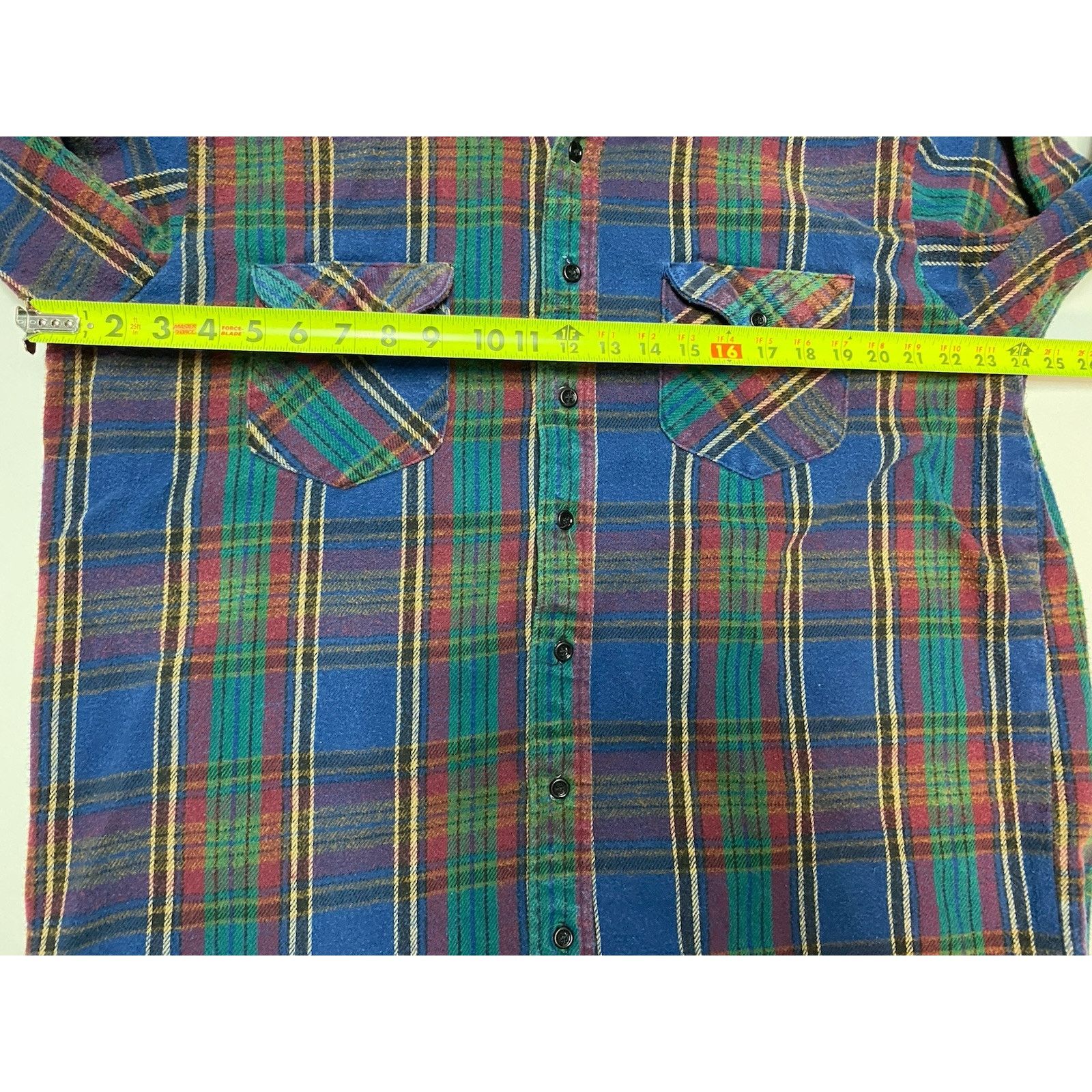 Oshkosh Vtg Oshkosh Mens Size XXL Plaid Flannel Button Long Sleeve Size US XXL / EU 58 / 5 - 4 Thumbnail