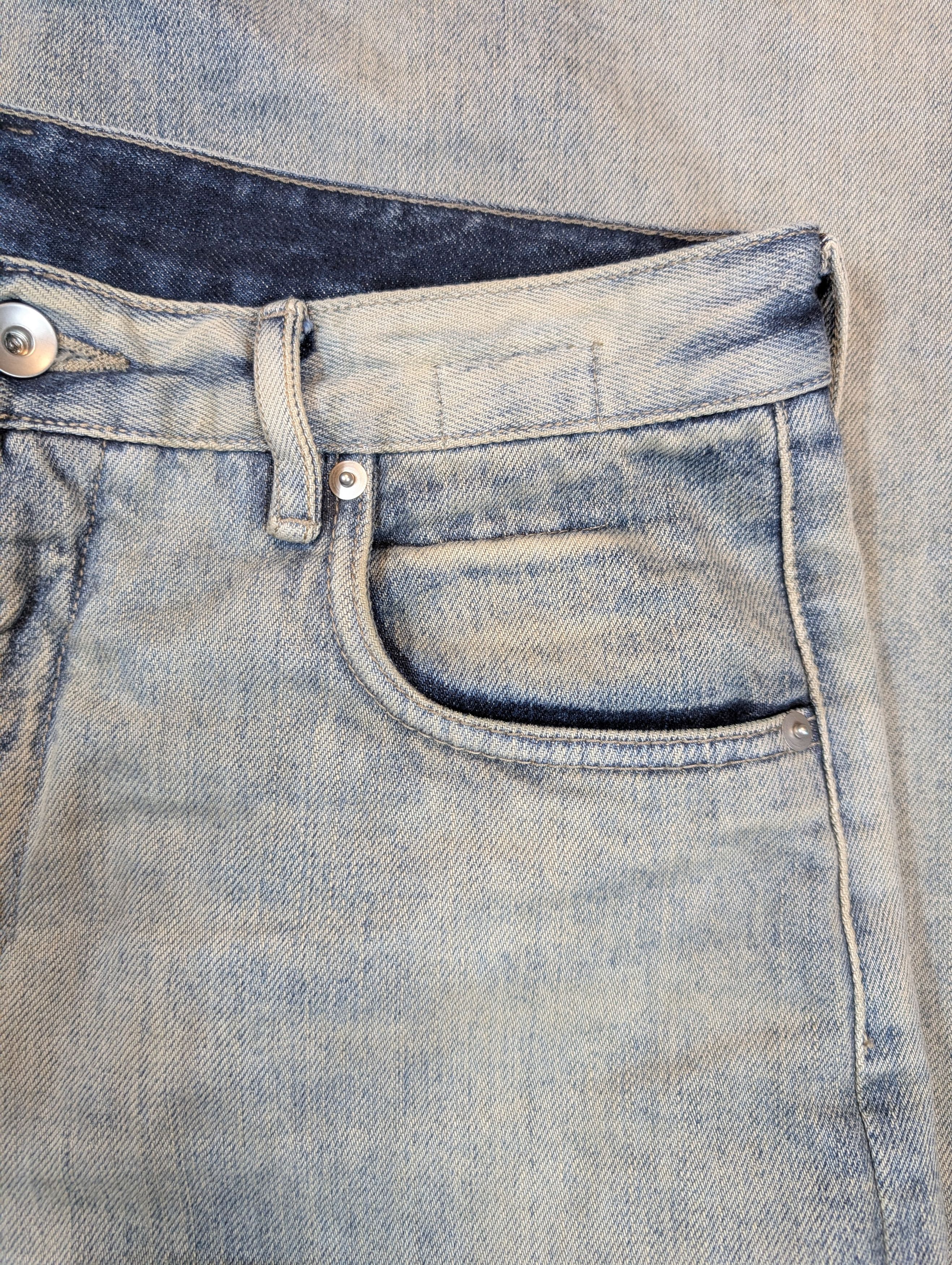 Rick Owens Rick Owens SS24 Geth Cut Denim Jeans Sky Size US 29 - 3 Thumbnail