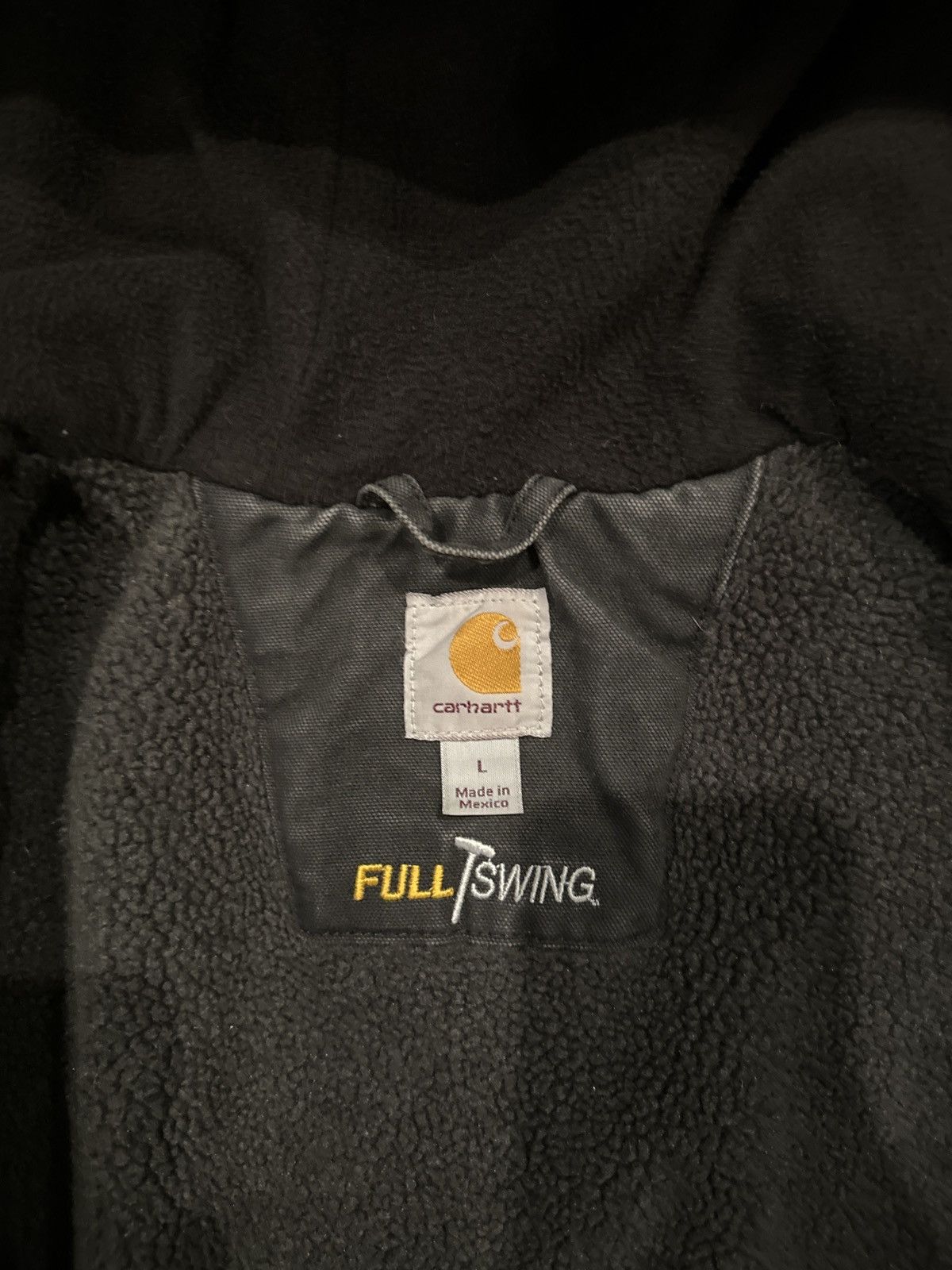 Carhartt × Vintage Carhartt Vintage Black Faded Workwear Jacket Size US L / EU 52-54 / 3 - 9 Thumbnail