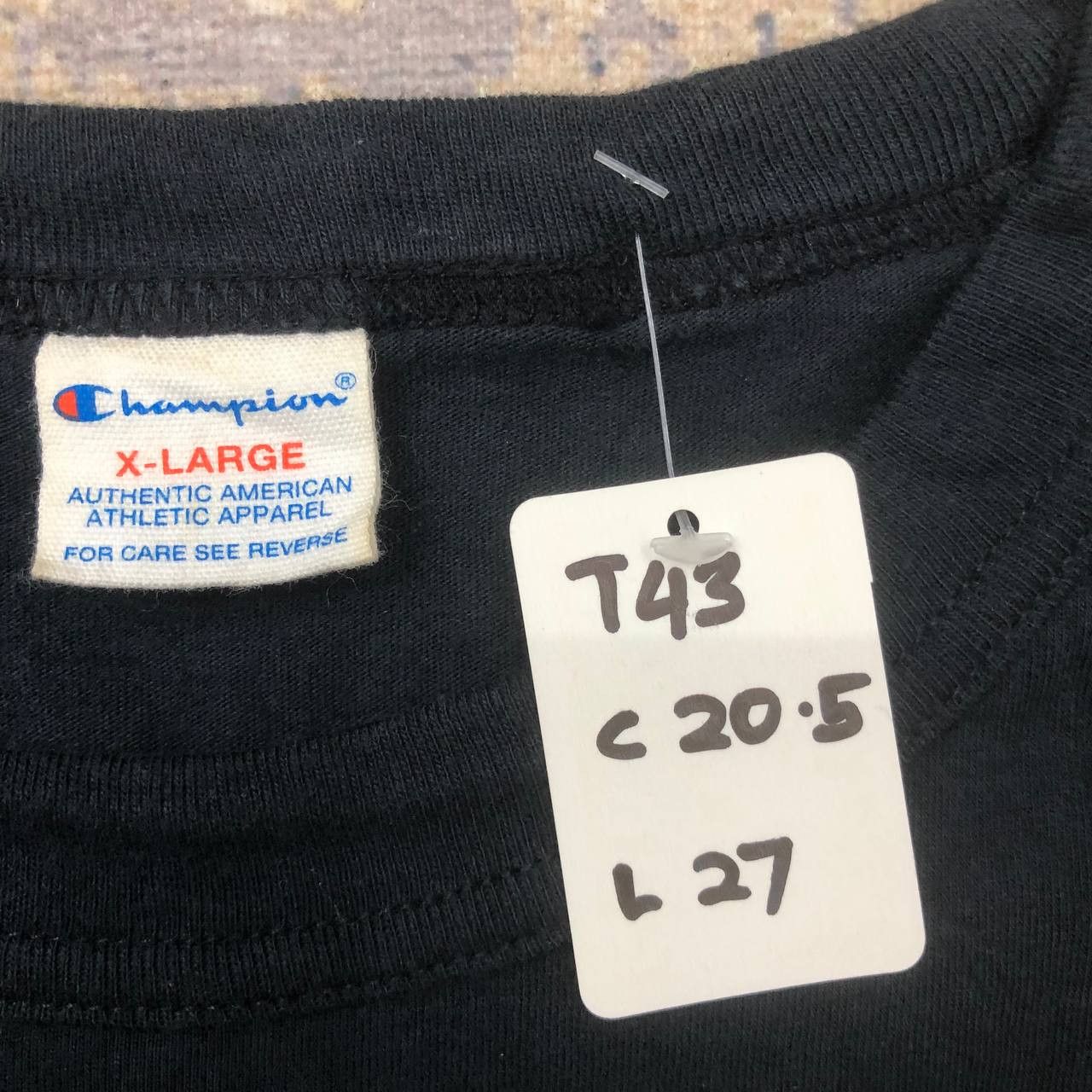 Anime × Champion × Japanese Brand T43 MUGIWARA PIRATE ONE PIECE CHAMPION T SHIRT Size US M / EU 48-50 / 2 - 6 Thumbnail