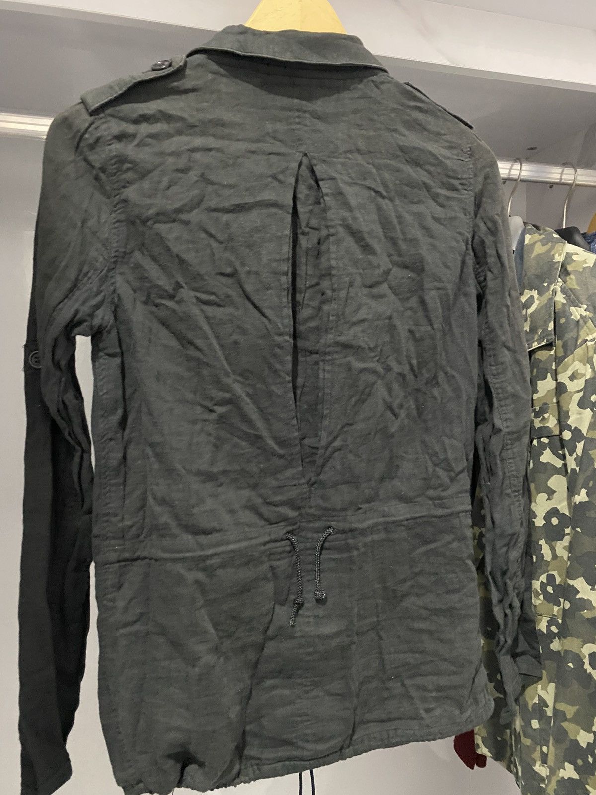 If Six Was Nine Japanese Linen Jacket Vkei 2000s Army Styled goa fuga Size US L / EU 52-54 / 3 - 5 Thumbnail