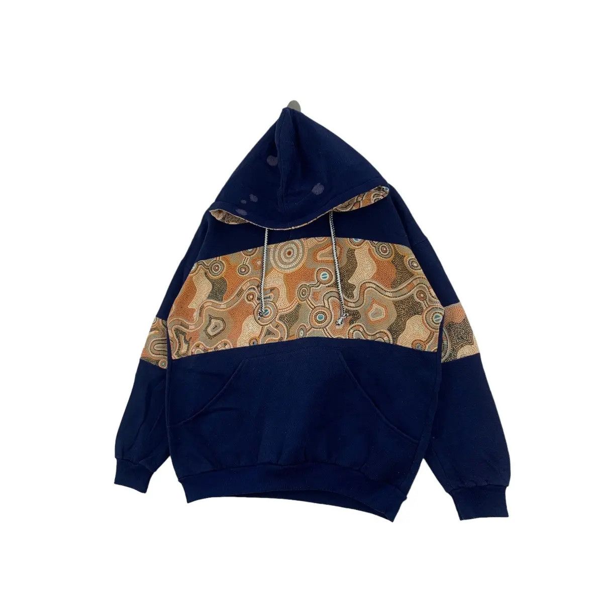 Vintage 90’ ABORIGINAL ART GRAPHIC Boro Distress Hoodie