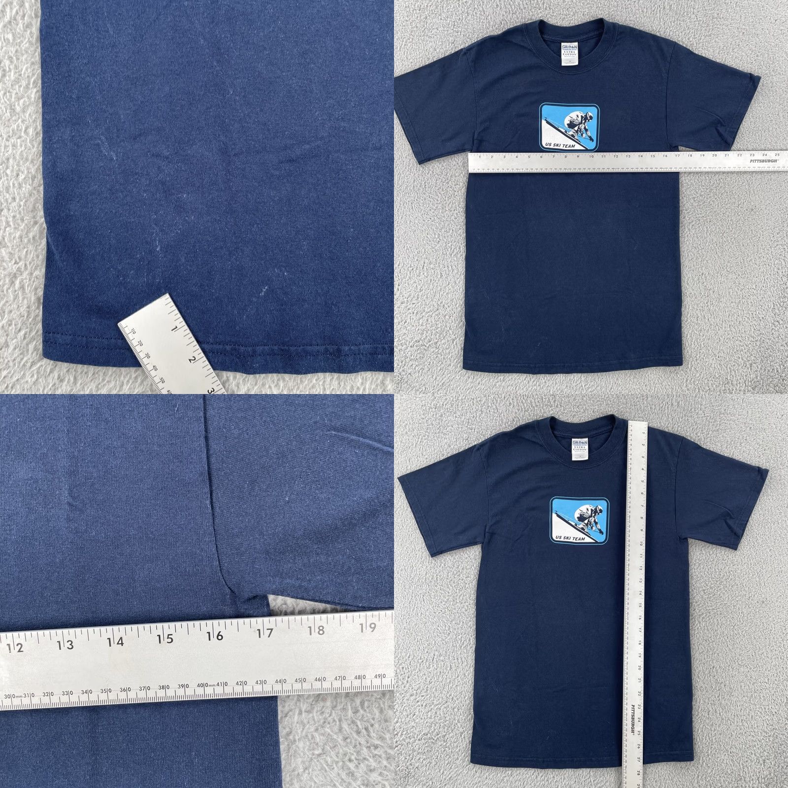 Gildan VINTAGE Gildan Men’s Small Blue T Shirt U.S. Ski Team 2005 Official Training Tee Size US S / EU 44-46 / 1 - 8 Thumbnail