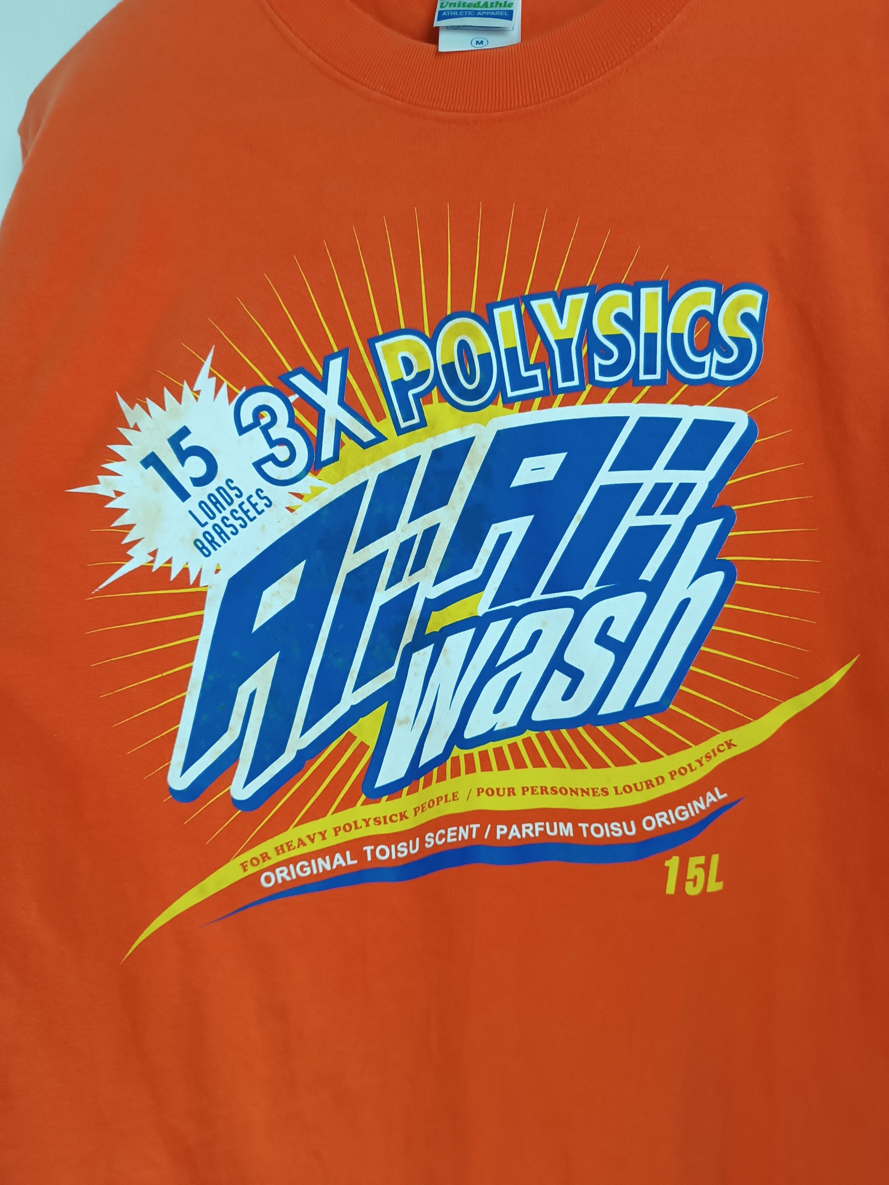 Band Tees VINTAGE POLYSICS DETERGENT WASH PARODY ELECTRO PUNK TEE Size US M / EU 48-50 / 2 - 10 Thumbnail