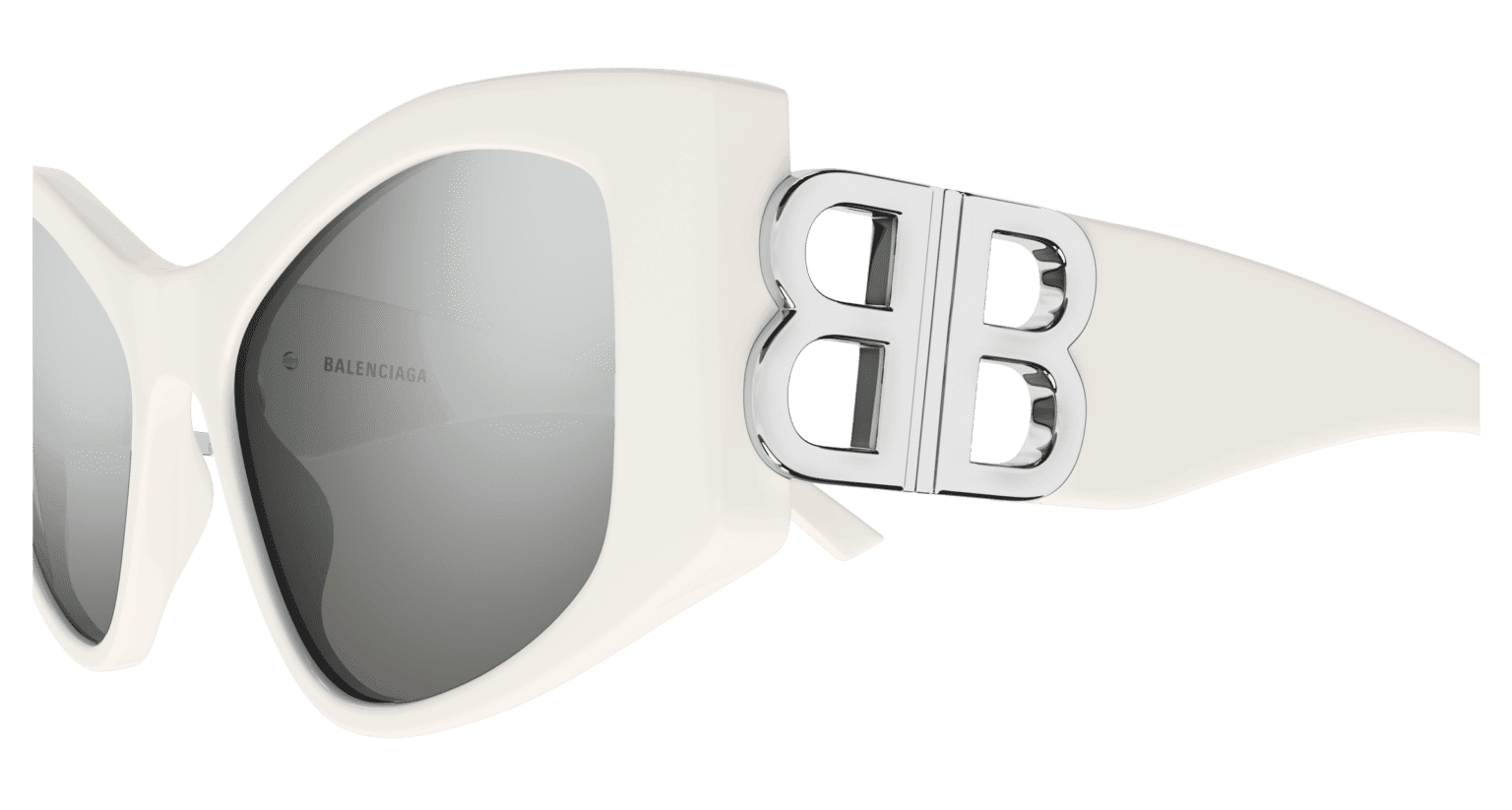 Balenciaga o1la1rc1a0724 Size: OS / Sunglasses in White Size ONE SIZE - 3 Thumbnail