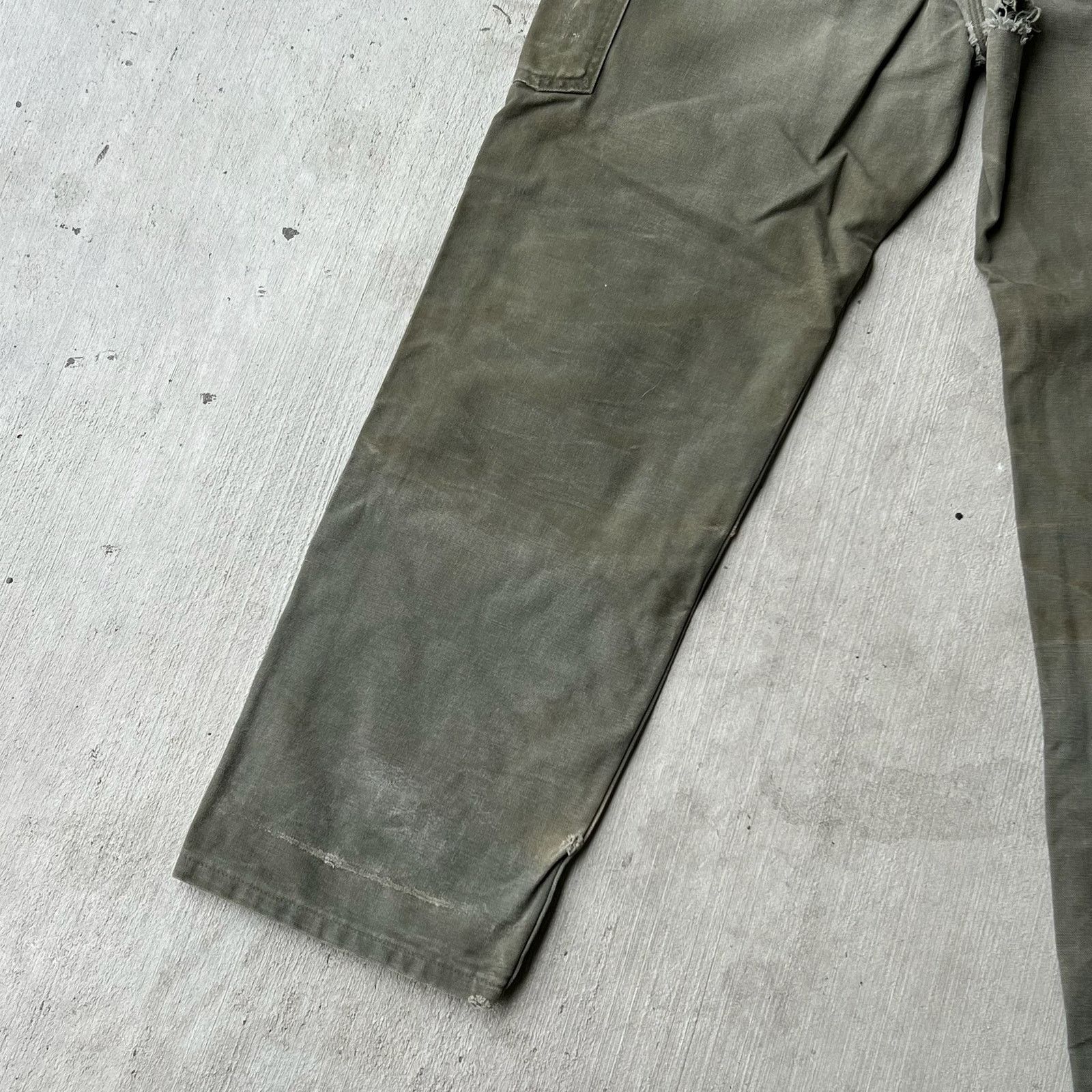 Carhartt × Vintage Carhartt MOS green double knee work wear carpenter pants Size US 33 - 9 Thumbnail