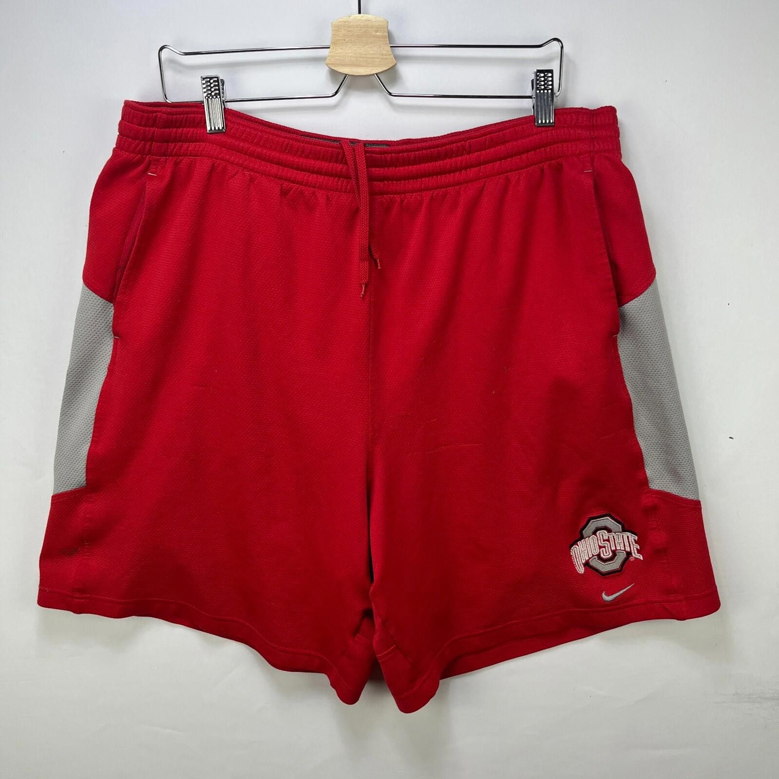 Nike Vintage Nike Ohio State University Buckeyes Shorts Large Size ONE SIZE - 1 Thumbnail