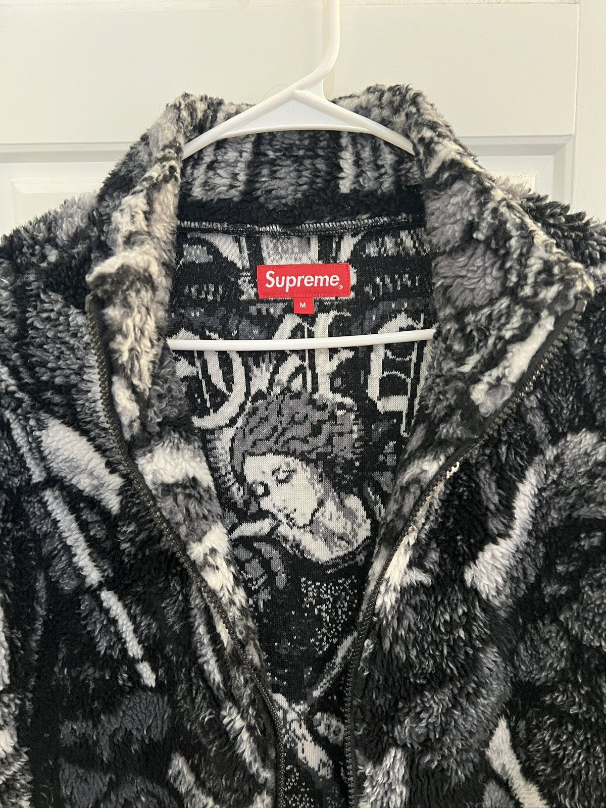 Supreme Supreme Saint Michael Fleece Size US L / EU 52-54 / 3 - 3 Thumbnail
