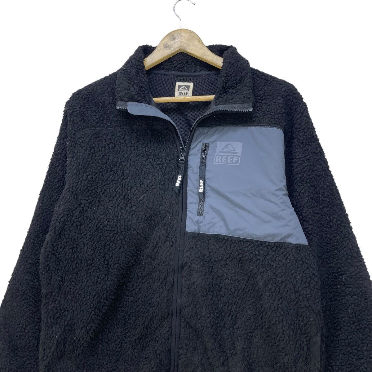 Japanese Brand Reef Deep Pile Fleece Outdoor Zipper Jacket Size US M / EU 48-50 / 2 - 3 Thumbnail