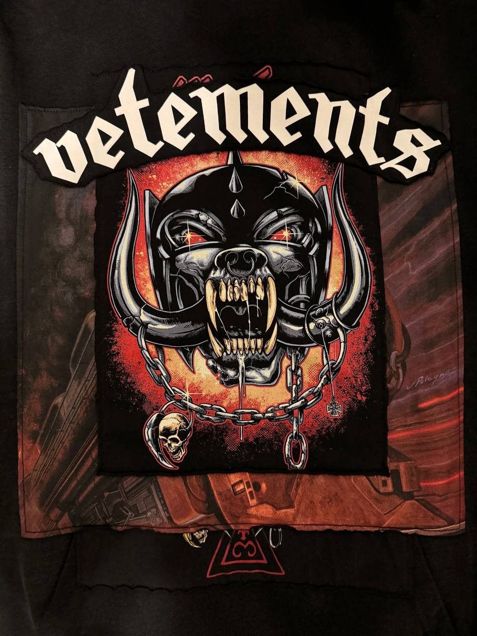 Vetements Vetements Motorhead Patch Hoodie Size US M / EU 48-50 / 2 - 4 Thumbnail