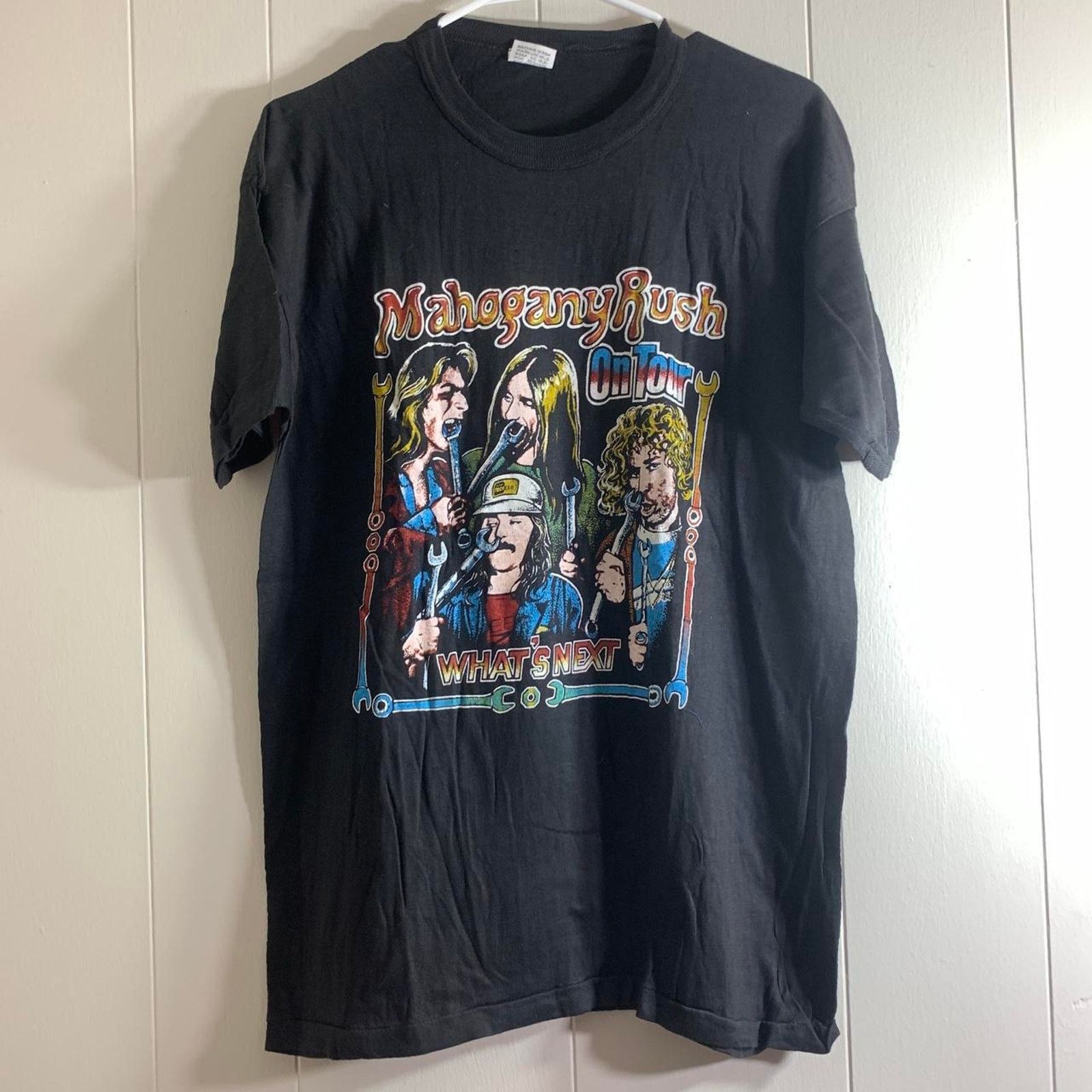 Vintage 1980 FRANK MARINO & MAHOGANY RUSH What’s Next tee shirt XL Size US XL / EU 56 / 4 - 2 Thumbnail