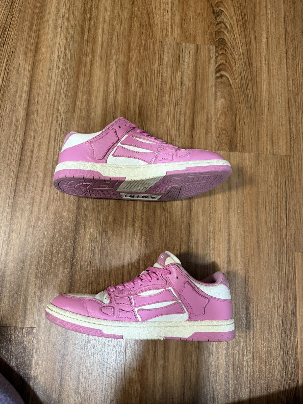 Amiri pink amiri bone sneakers Size US 10 / EU 43 - 5 Thumbnail