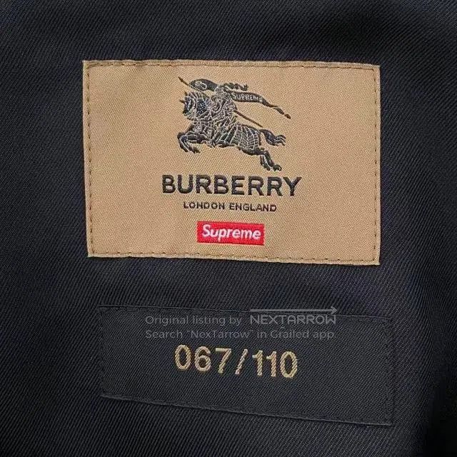 Burberry Burberry x Supreme SS22 Silk Logo Sleep Shirt. Size US L / EU 52-54 / 3 - 4 Thumbnail