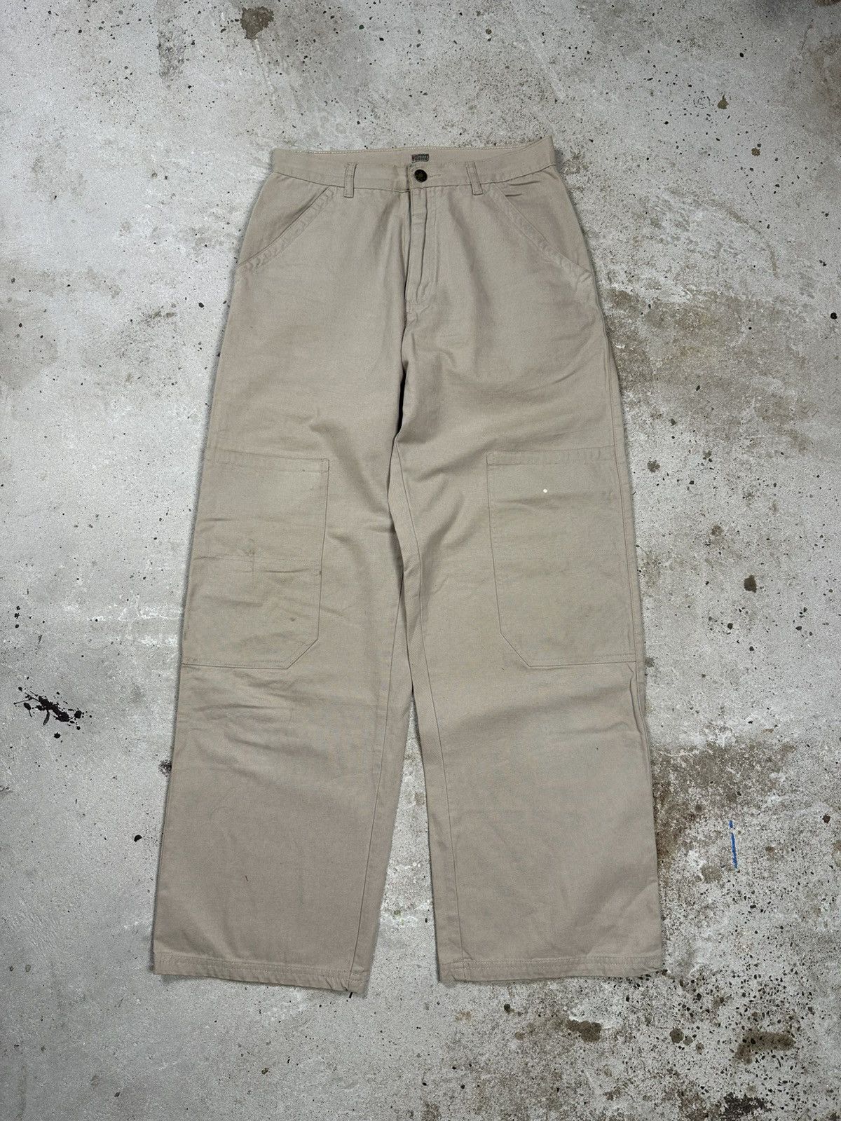 JNCO × Vintage Vintage Y2K Jnco Style Baggy Carpenter Beige Pants Size US 29 - 2 Thumbnail