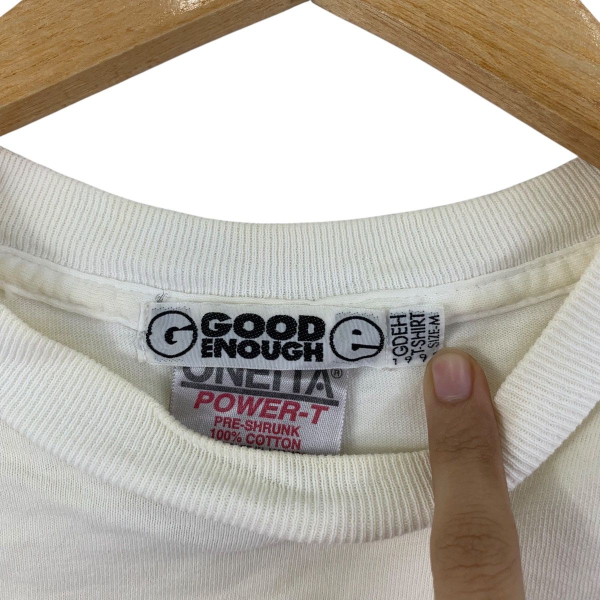Hiroshi Fujiwara Vintage 1998 HIROSHI FUJIWARA GOODENOUGH GDEH Tee Shirt Top Size US M / EU 48-50 / 2 - 7 Thumbnail