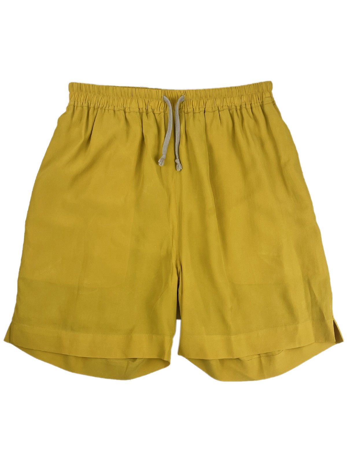 image of Ss17 Rick Owens Walrus Mainline Boxer Shorts Yellow, Men's (Size 29)