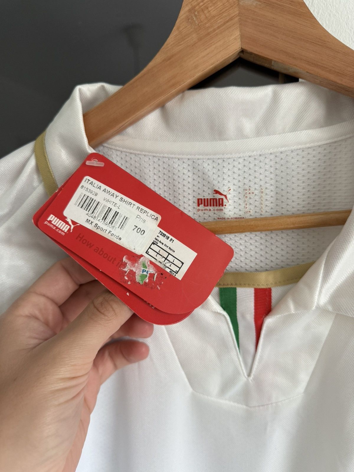Puma 2007-08 Italy Away Shirt Size US L / EU 52-54 / 3 - 4 Thumbnail