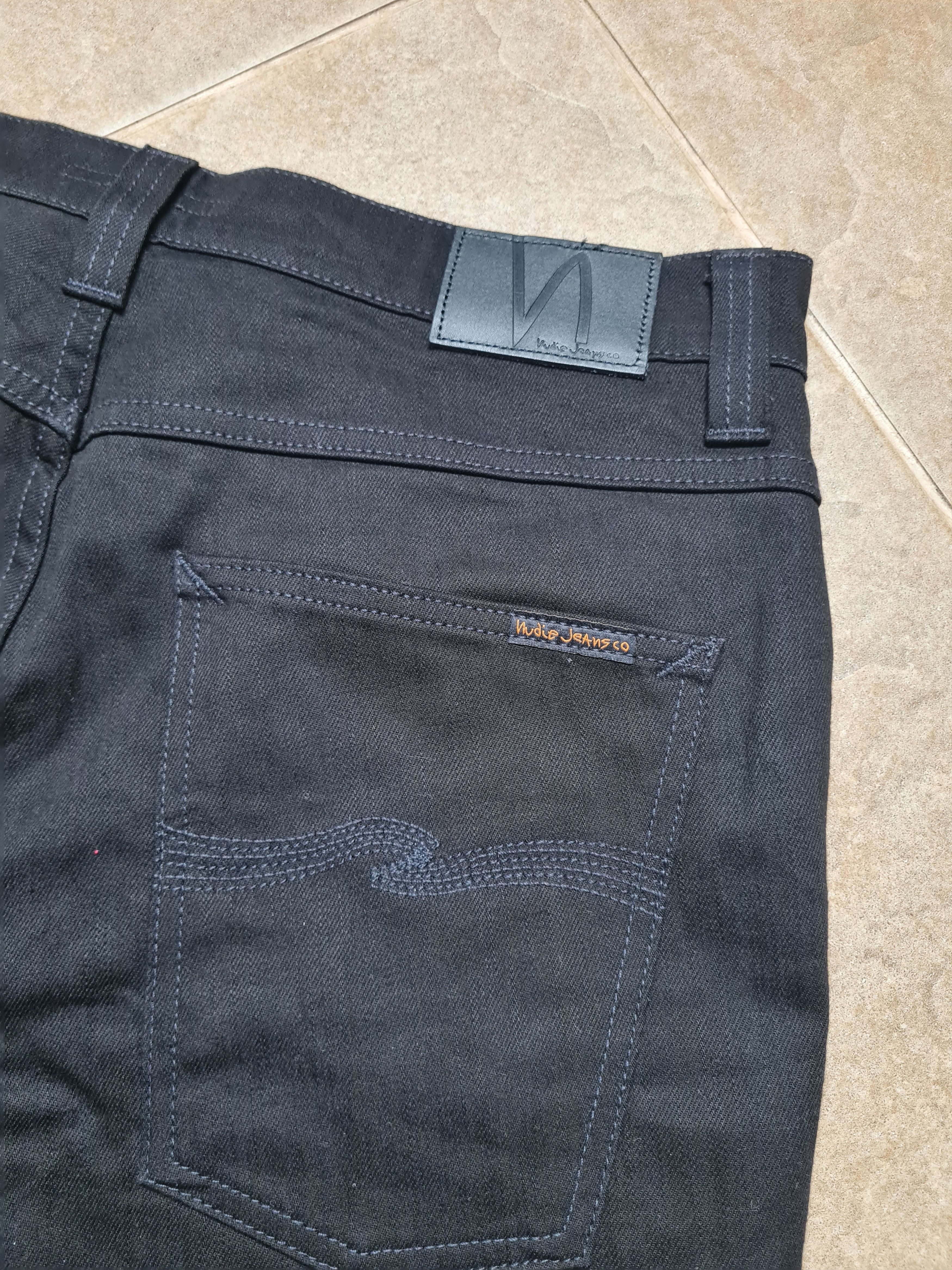 Nudie Jeans Vintage Denim Nudie Jeans Brute Knut Dry Cold Black 36/32 Size US 36 / EU 52 - 13 Thumbnail