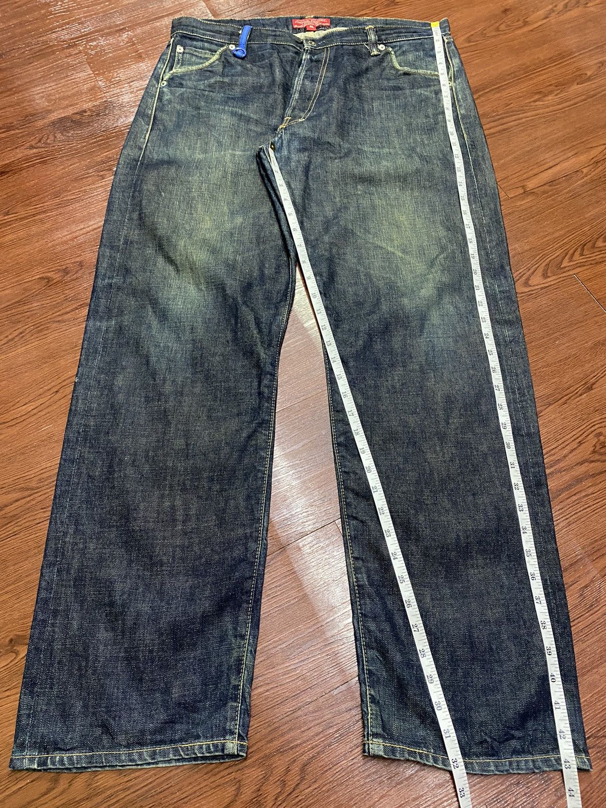 Nitraid Vintage Nitraid Underground Black Denim Selvedge Jeans Size US 37 - 20 Thumbnail