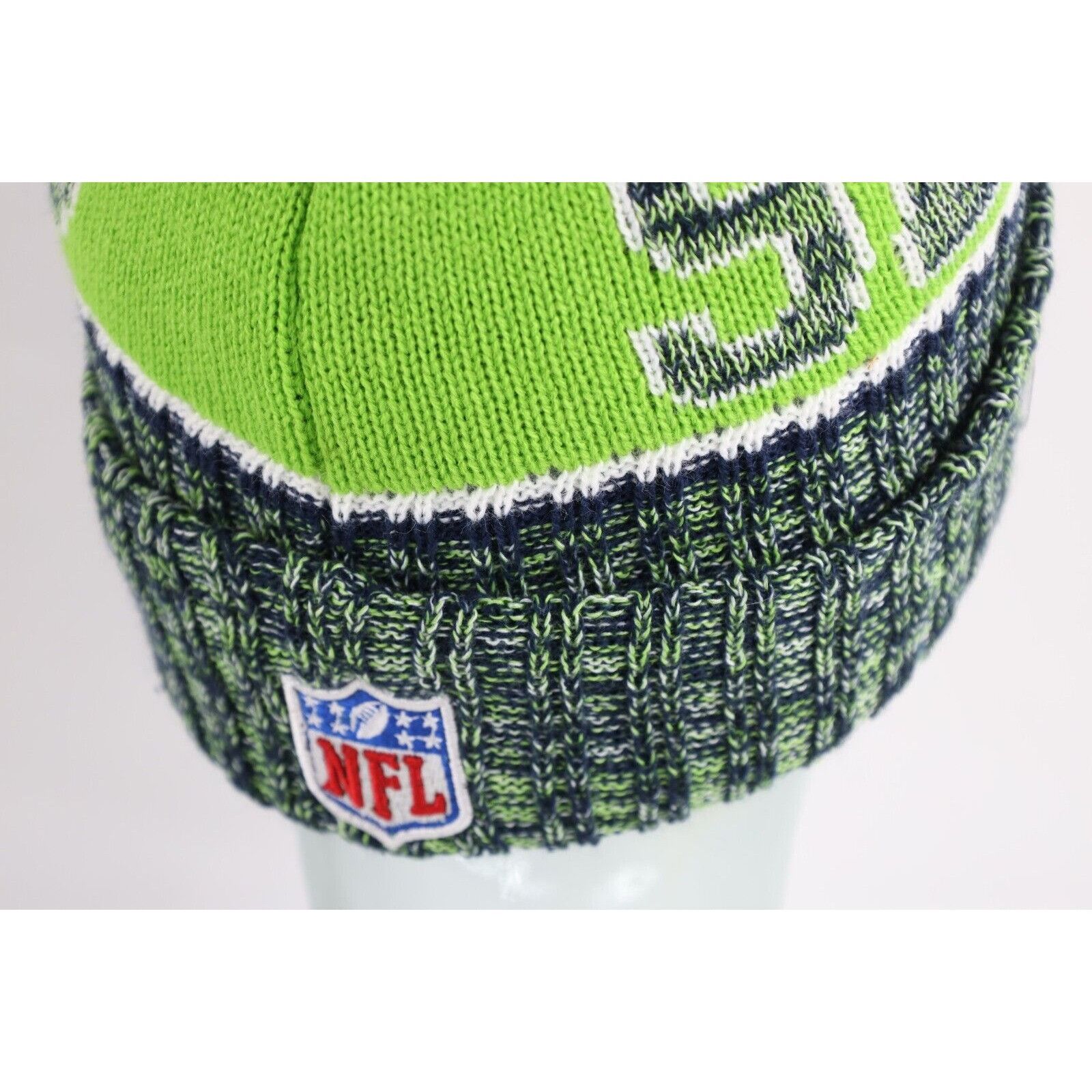 New Era New Era Seattle Seahawks Football Knit Pom Winter Beanie Size ONE SIZE - 4 Thumbnail