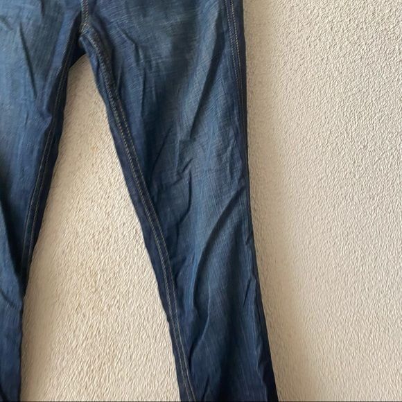 Hudson Hudson Womens Jeans Blue Straight Leg Dark Wash Solid Denim Size 25" / US 0 / IT 36 - 6 Thumbnail