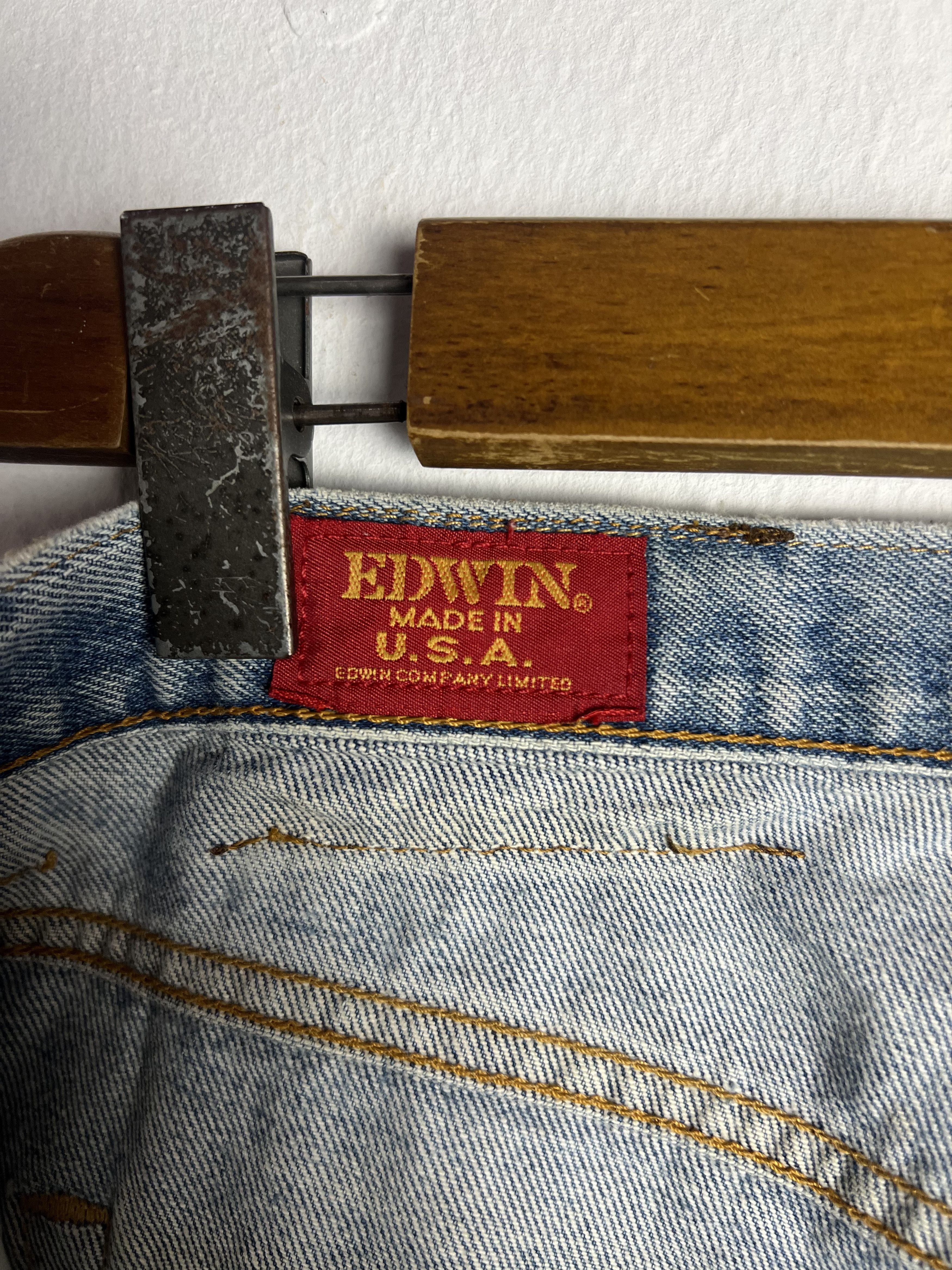 Edwin Vintage Edwin Made in USA Denim Distressed Size US 34 / EU 50 - 18 Thumbnail
