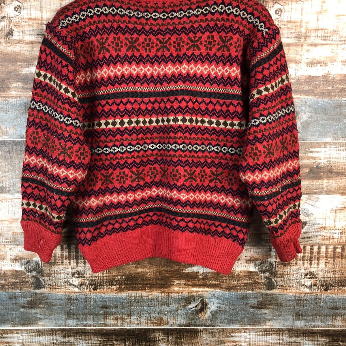 Homespun Knitwear Japanese Brand stripe vintage Red Knitwear #A2408 Size US S / EU 44-46 / 1 - 15 Thumbnail