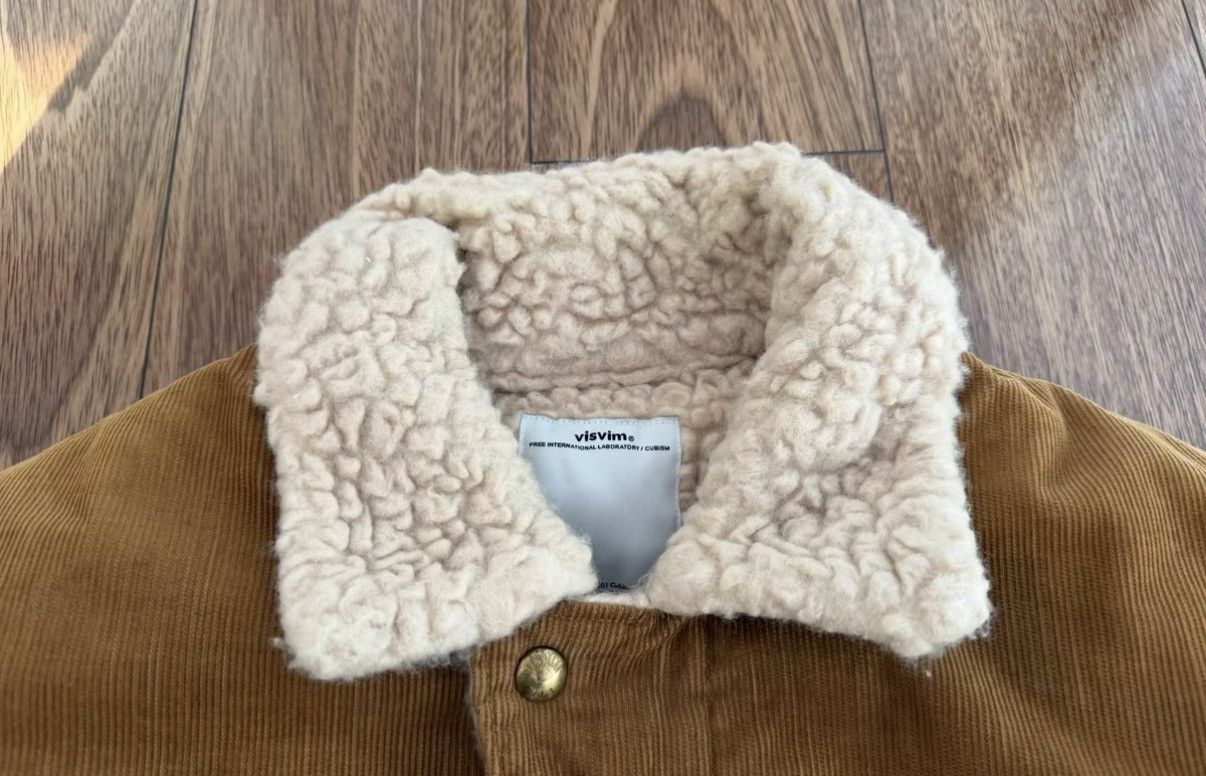 Visvim VISVIM CARAVAN JKT SLUB 14AW, corduroy shearling jacket, Size US S / EU 44-46 / 1 - 4 Thumbnail