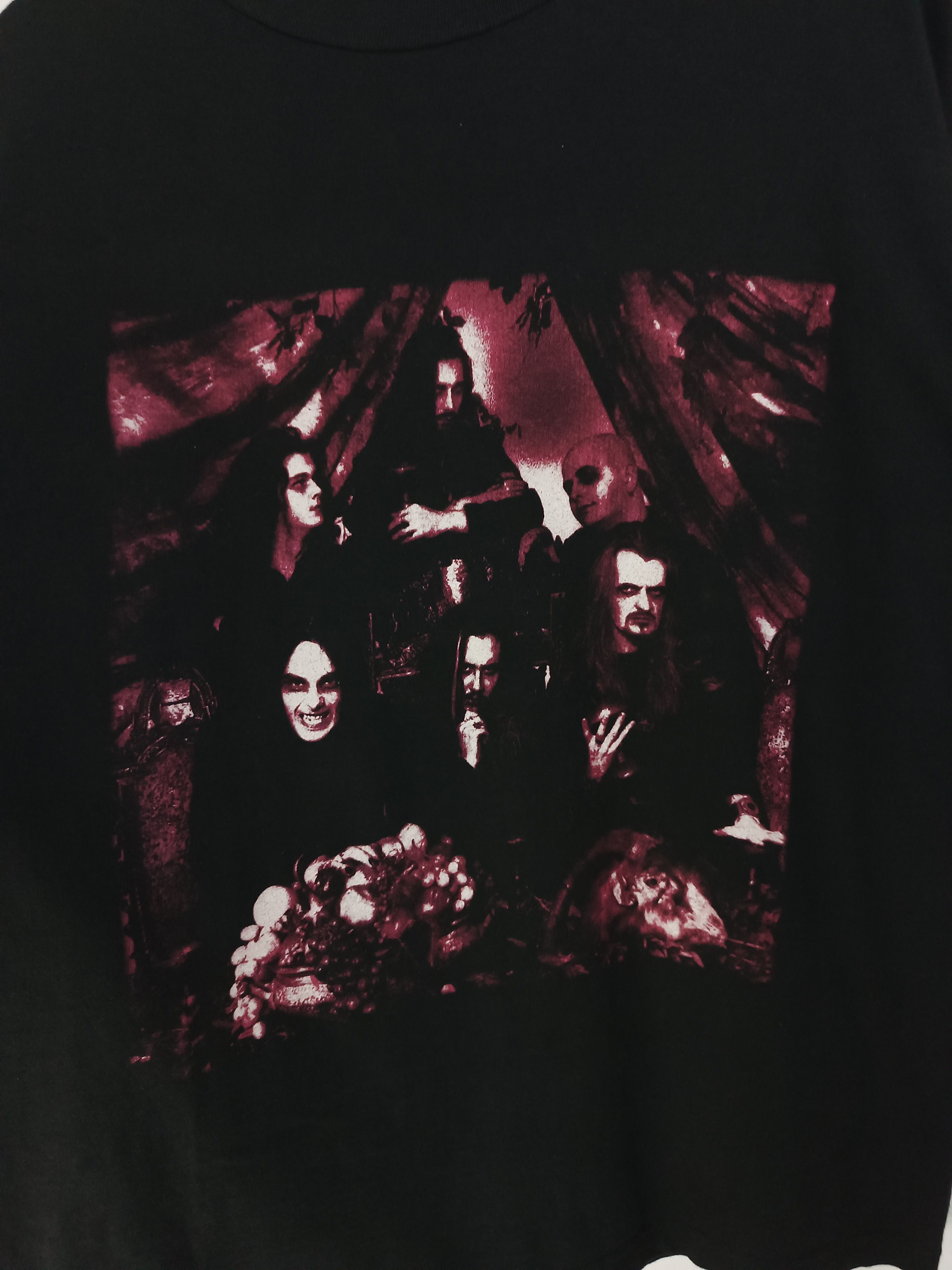Vintage VINTAGE 90'S CRADLE OF FILTH DUSK & HER EMBRACE TEE metal Size US L / EU 52-54 / 3 - 10 Thumbnail