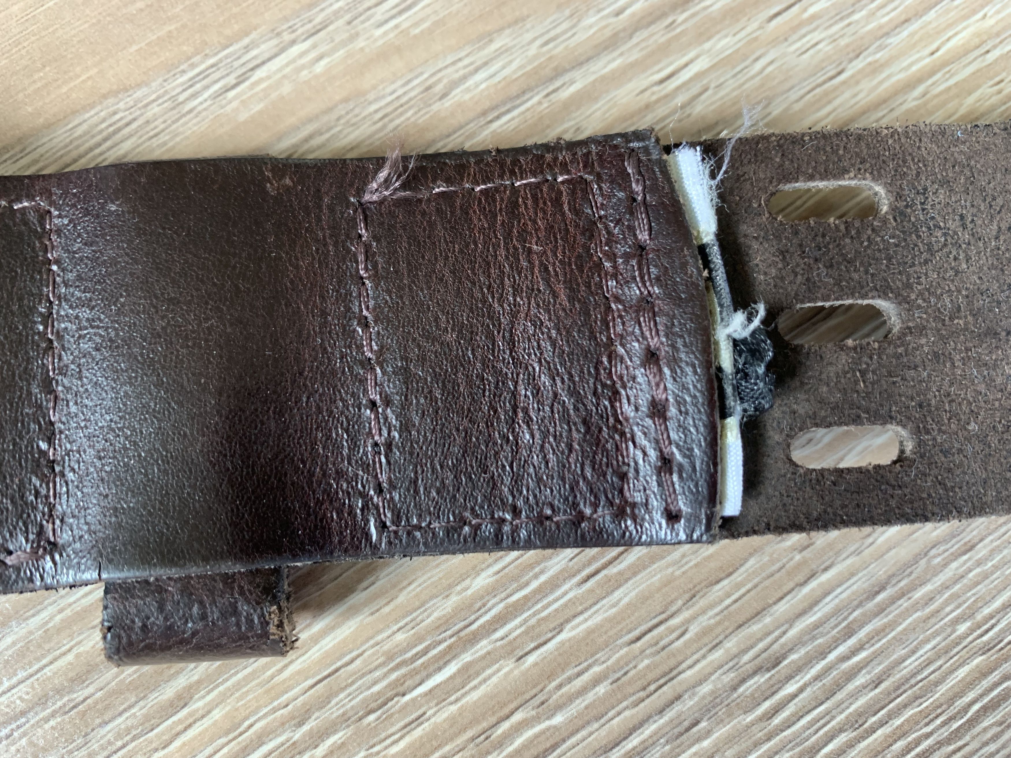 G-Star × Vintage G Star-Raw Brown Perforated Leather Belt Size ONE SIZE - 5 Thumbnail