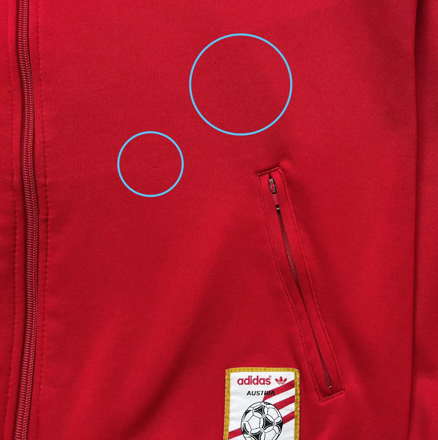 Adidas Adidas Originals Austria Euro 2008 Track Jacket Red Trefoil Size US M / EU 48-50 / 2 - 22 Thumbnail