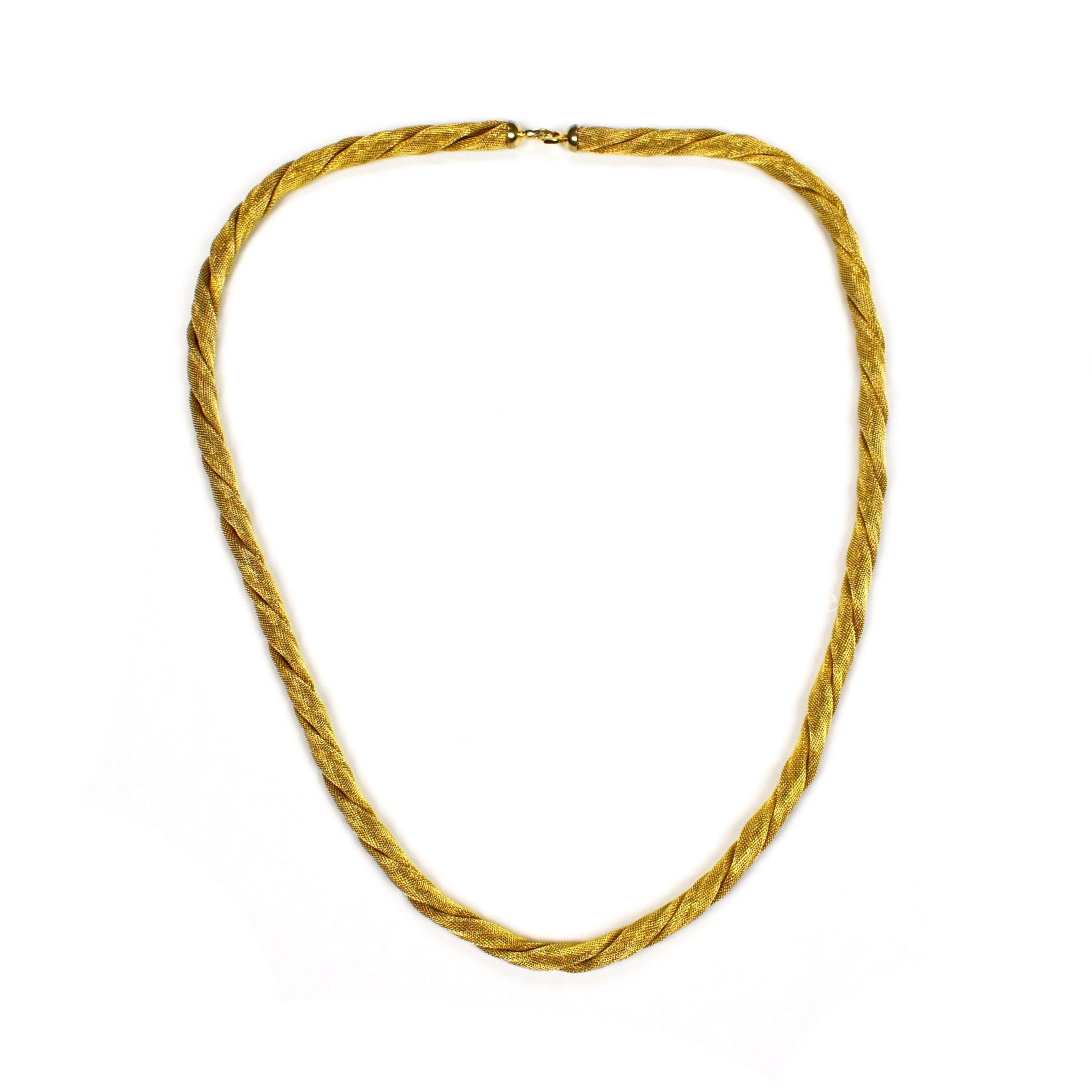 Dior 70s Dior Gold Mesh Rope Chain Necklace Size ONE SIZE - 1 Preview