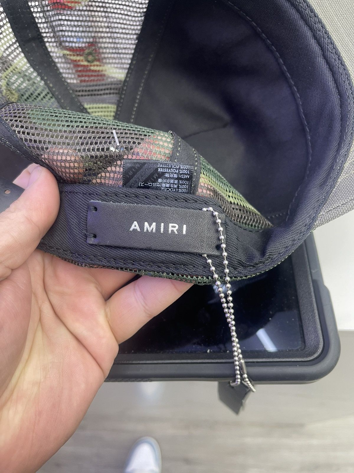 Amiri Amiri core logo hat camo/orange Size ONE SIZE - 4 Thumbnail