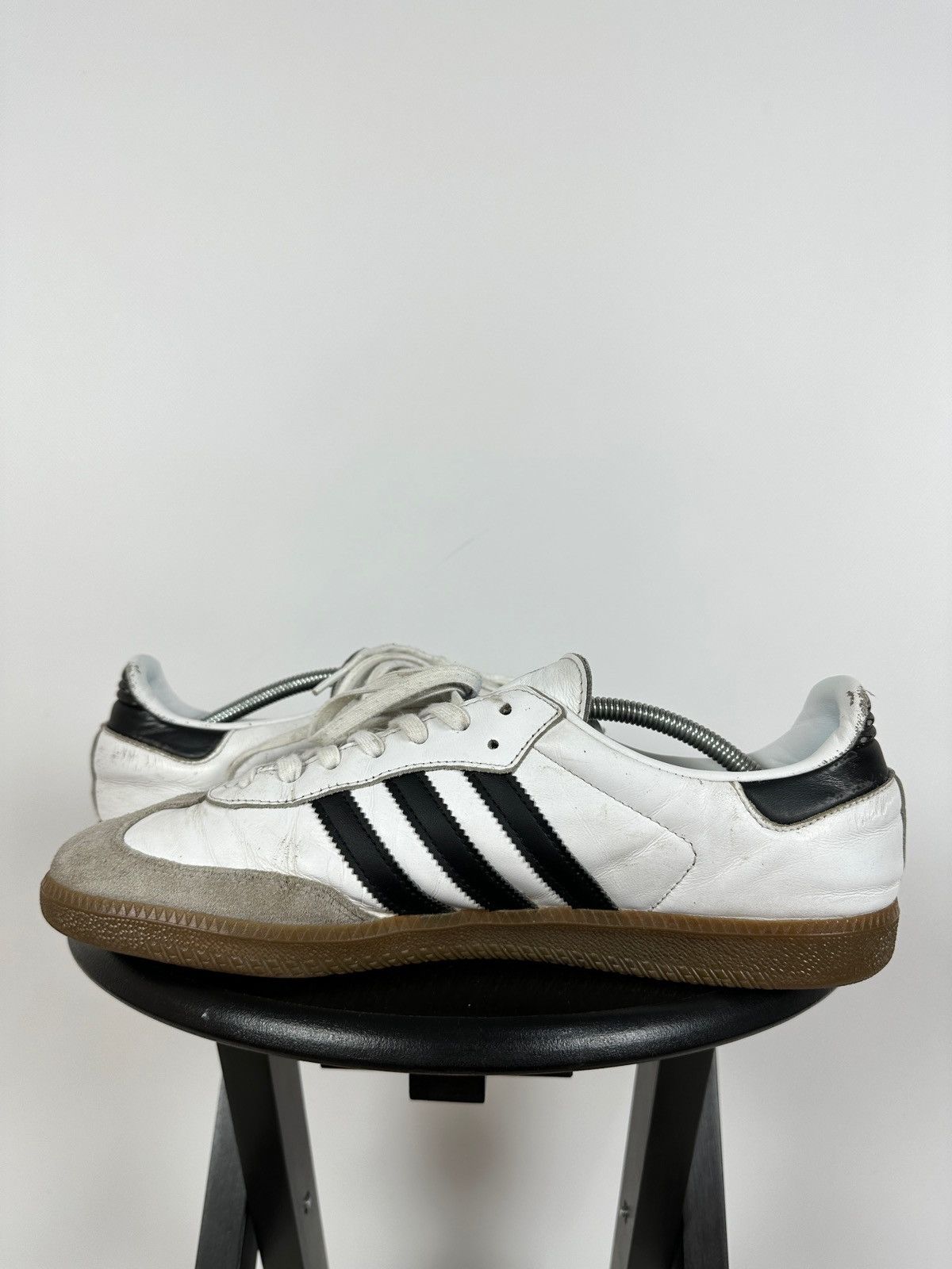 Adidas Vintage Adidas Samba Leather Low Top Sneakers Size US 13 / EU 46 - 12 Thumbnail