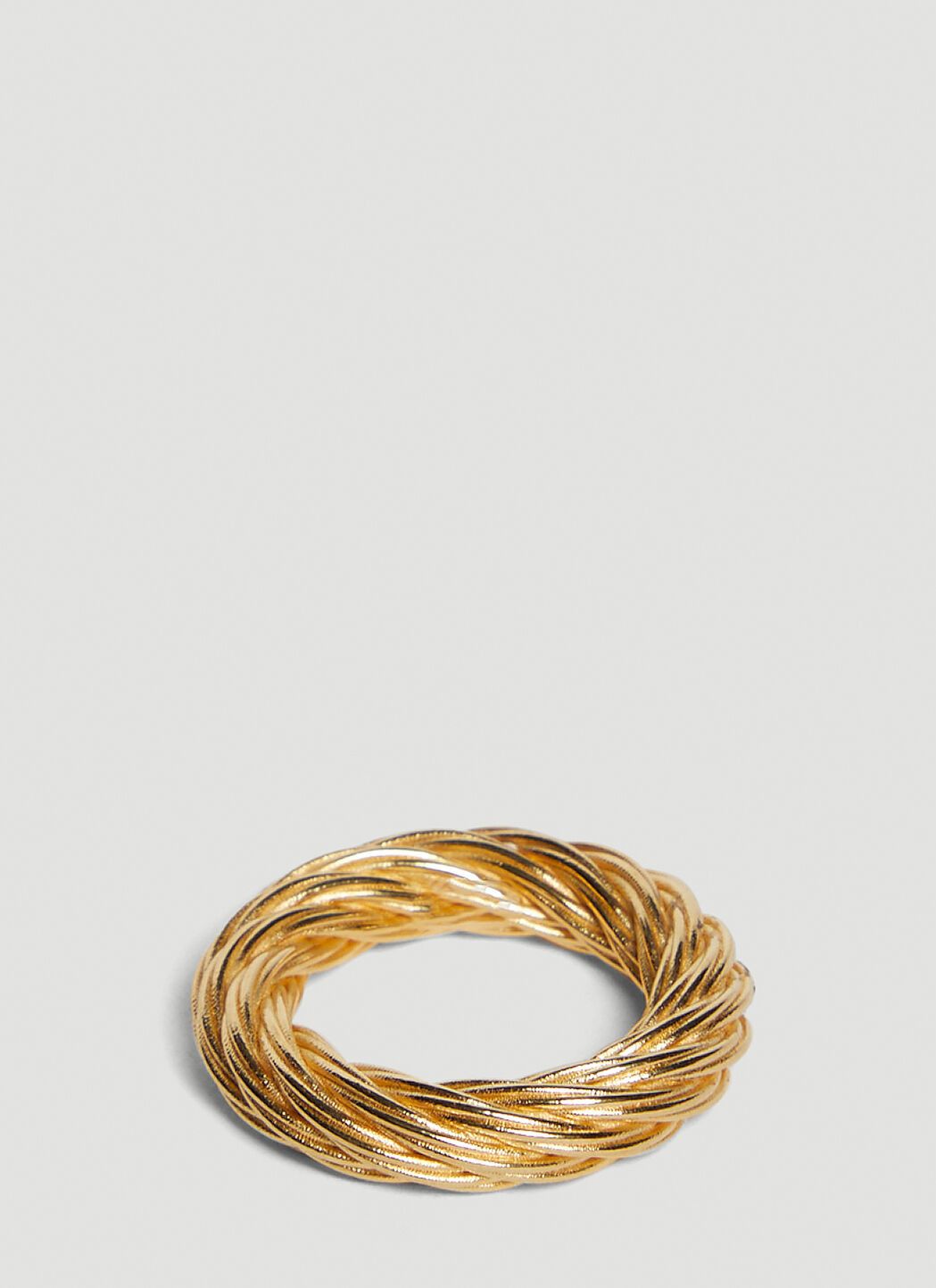 Bottega Veneta o1n1vont1124 Size: 17 / Cord Ring in Gold Size ONE SIZE - 1 Thumbnail