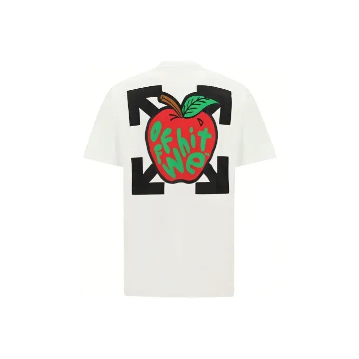 Off-White Off-White SS20 Apple Print Oversized T-Shirt 0079 Size US S / EU 44-46 / 1 - 1 Thumbnail