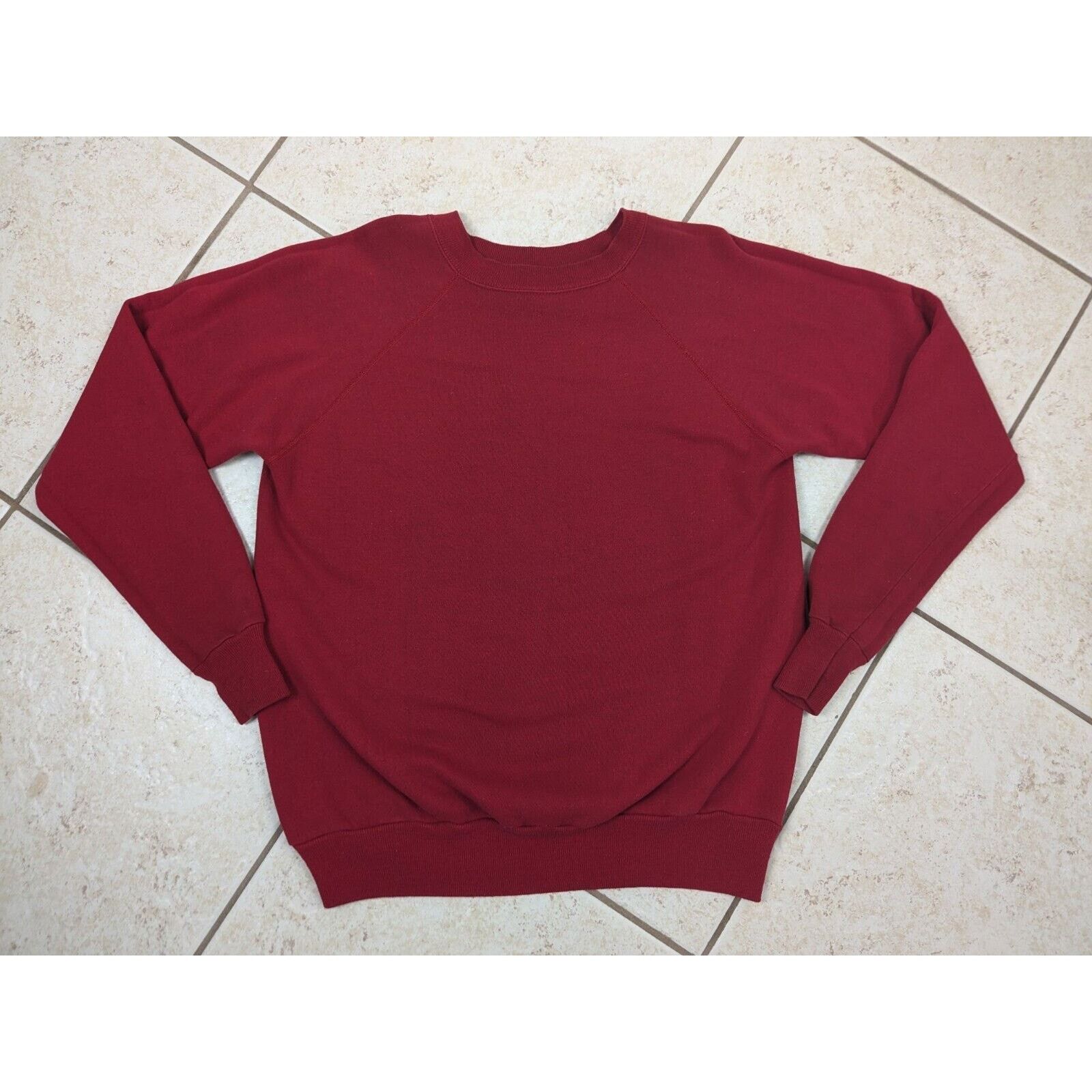 Hanes Vtg Sweatshirt Pannill Hanes Red Raglan Crewneck USA Blank Size US XL / EU 56 / 4 - 1 Thumbnail