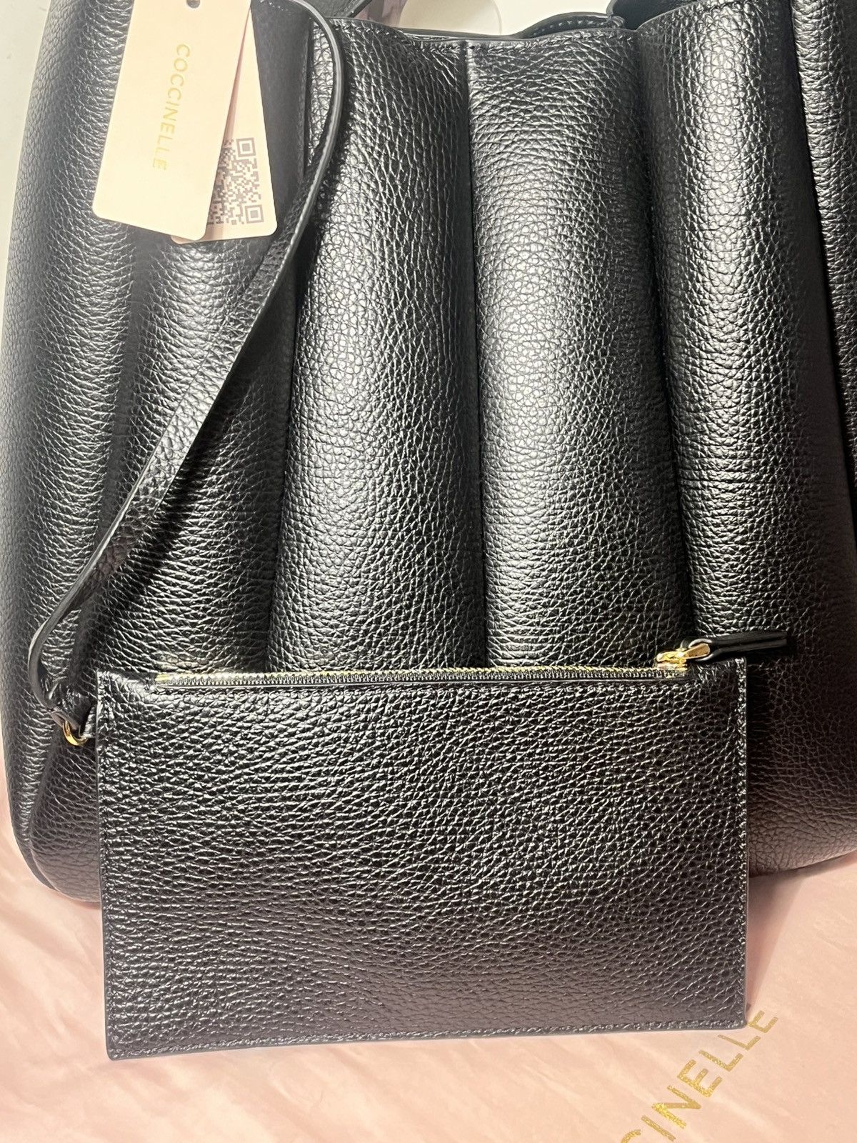 Other Coccinelle Fedra Leather Bucket Bag Size ONE SIZE - 3 Thumbnail