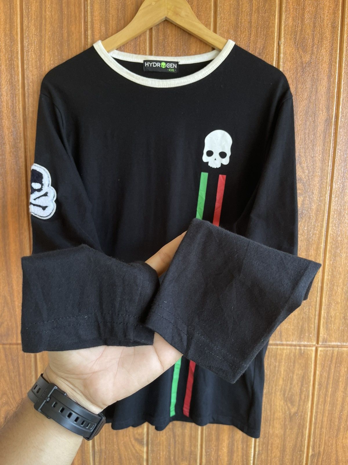 HYDROGEN HypeBeast🔥HYDROGEN🔥Skull Long Sleeve Tshirt Size US XL / EU 56 / 4 - 6 Thumbnail