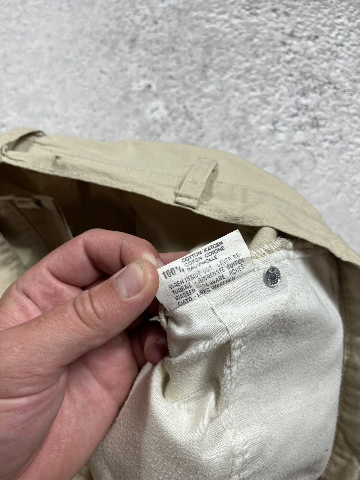 Levi's Vintage Levi’s 631 Beige Pants Made in Italy W36 L36 Size US 36 / EU 52 - 15 Thumbnail