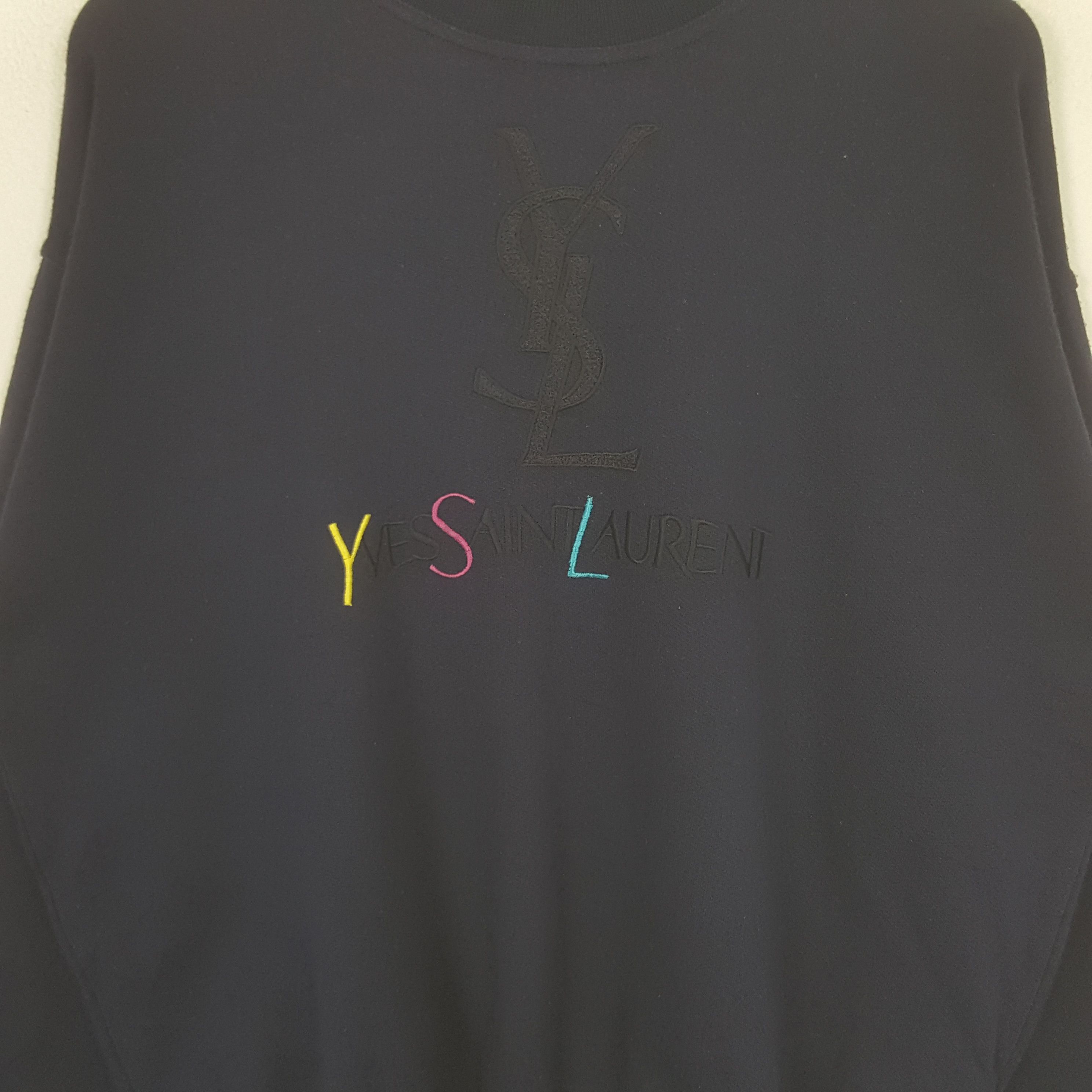 Yves Saint Laurent Vintage Yves Saint Laurent Designer Sweatshirt C302N12 Size US L / EU 52-54 / 3 - 2 Thumbnail