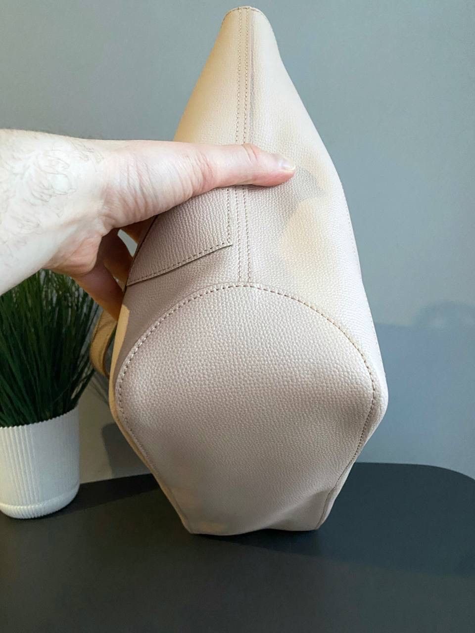 Longchamp Longchamp Shop It Tote Leather Light Pink Hand Bag Size ONE SIZE - 11 Thumbnail
