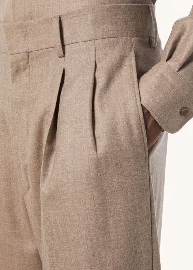 Loro Piana os11x0226 FAQ9760 Buxton Pant in Solid Oak Size US 32 / EU 48 - 3 Thumbnail