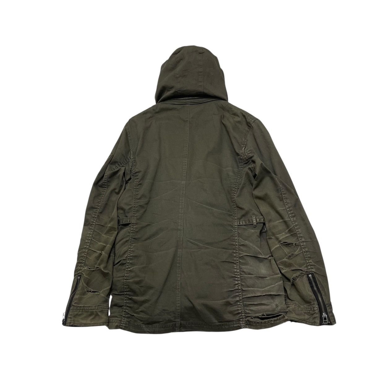 Le Grande Bleu (L.G.B.) 🔥Vintage Distressed In the Attic Hooded Detachable Lining Size US M / EU 48-50 / 2 - 2 Thumbnail