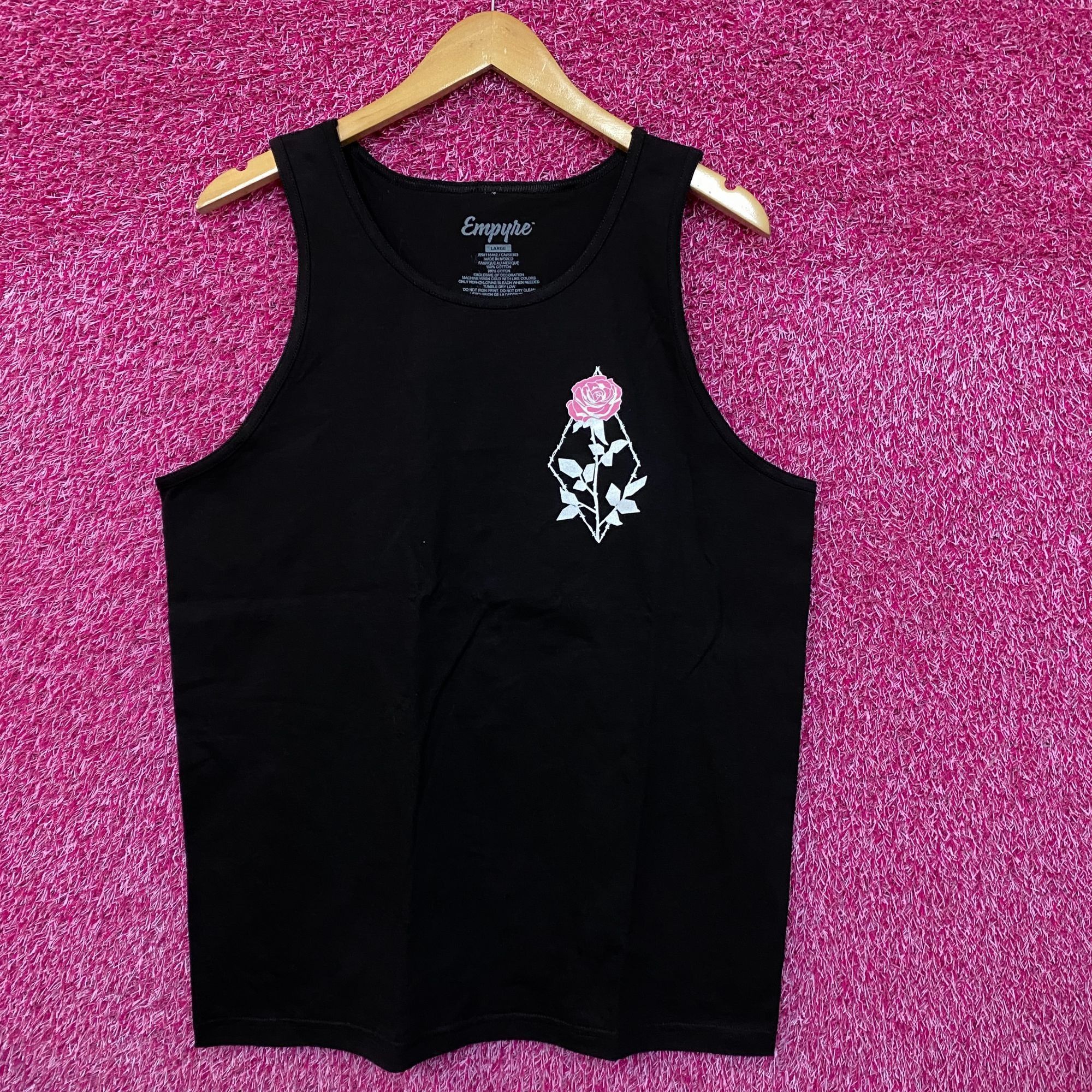 Empyre Empyre Trusted Surplus Goods Since 99 Rose Thorn Tank Top L Size US L / EU 52-54 / 3 - 3 Thumbnail