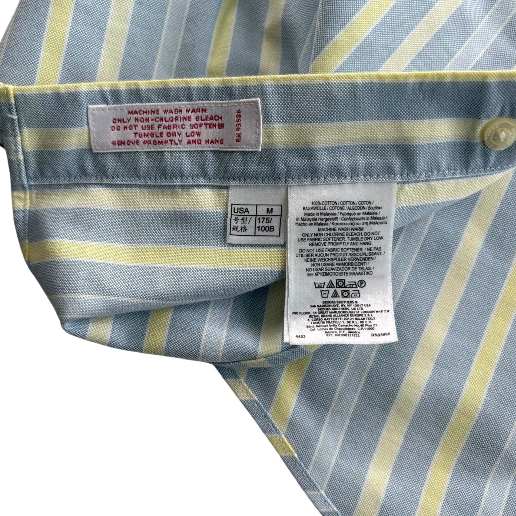 VINTAGE Brooks Brothers Men's Button-Down Shirt Long Sleeve Non