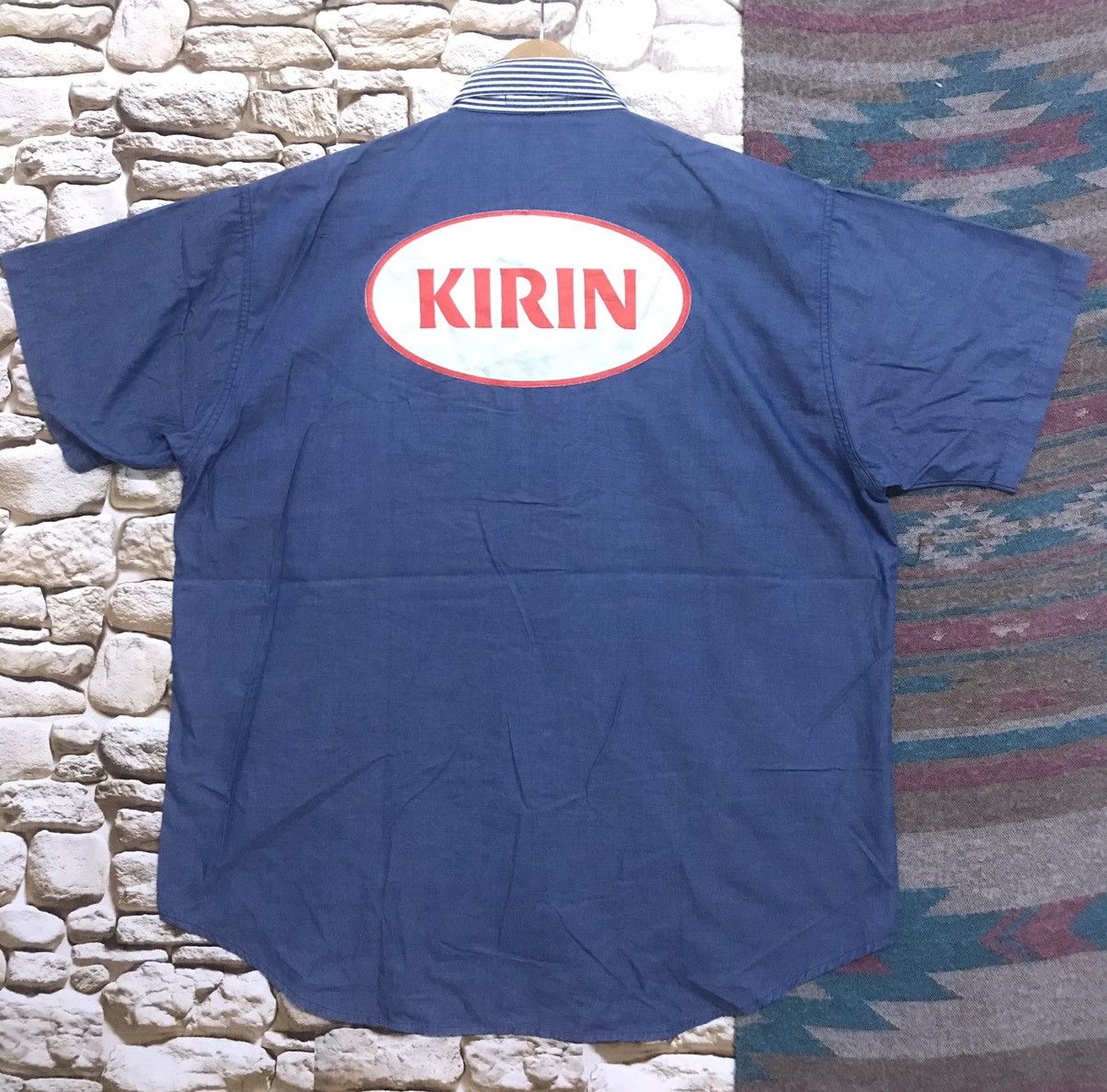 Japanese Brand Kirin Workers Shirt Button Up Size US XL / EU 56 / 4 - 1 Thumbnail
