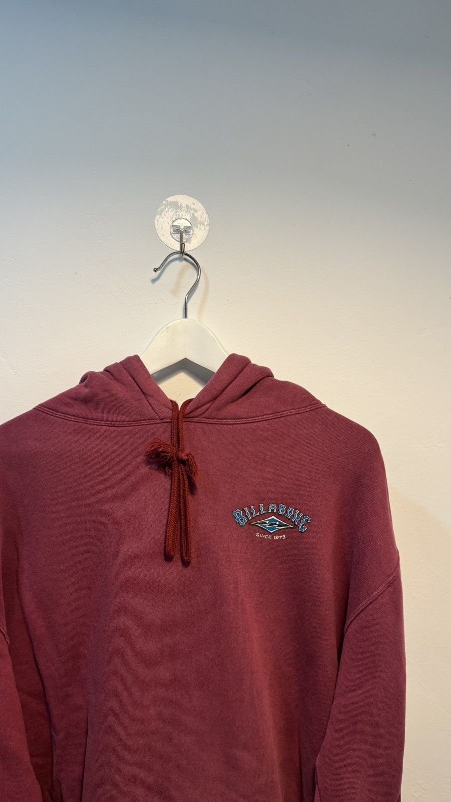 Billabong Vintage Billabong Maroon Hoodies Size US L / EU 52-54 / 3 - 6 Thumbnail