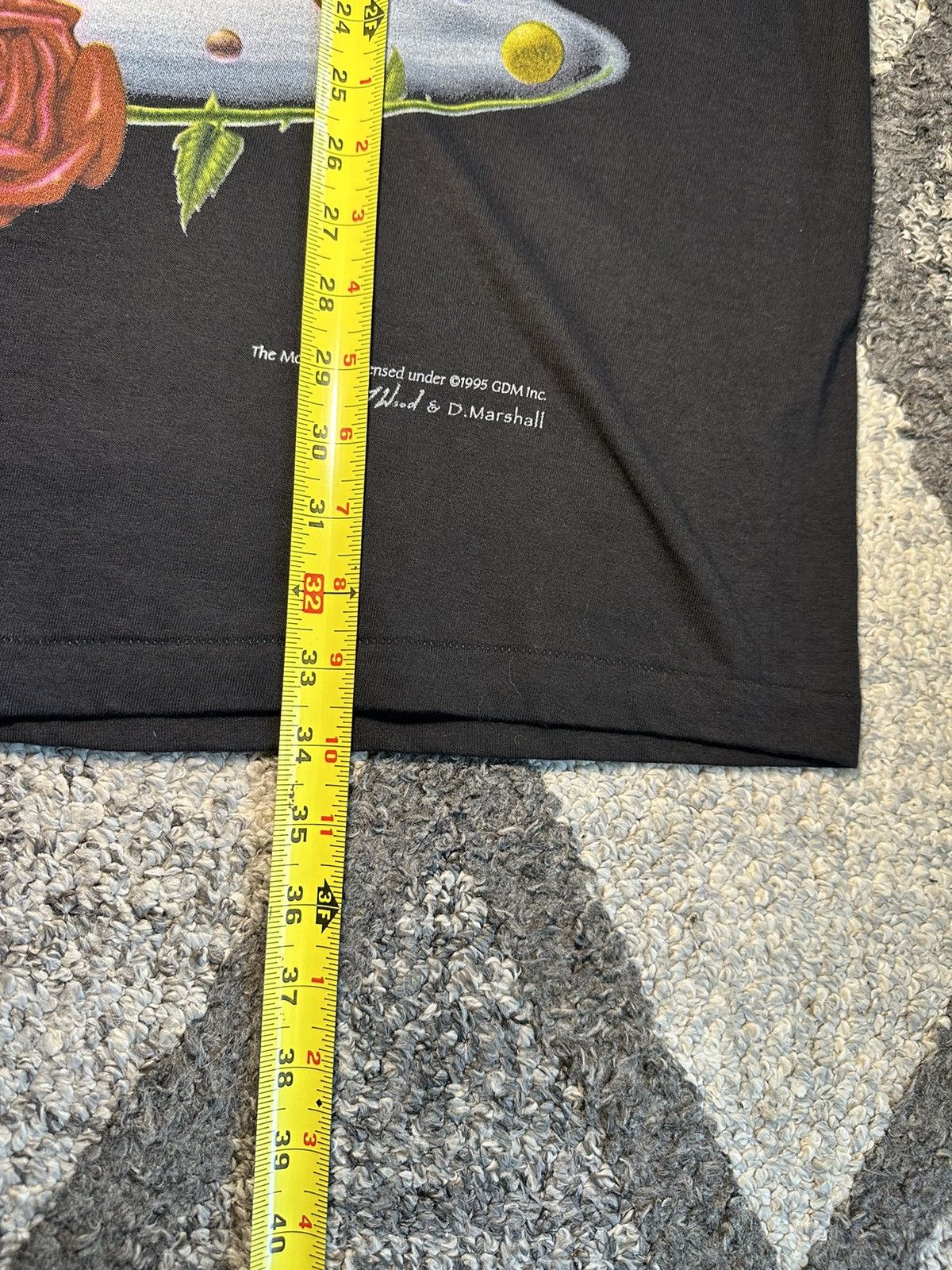 Grateful Dead 1995 Jerry Garcia tee Size US XL / EU 56 / 4 - 7 Thumbnail